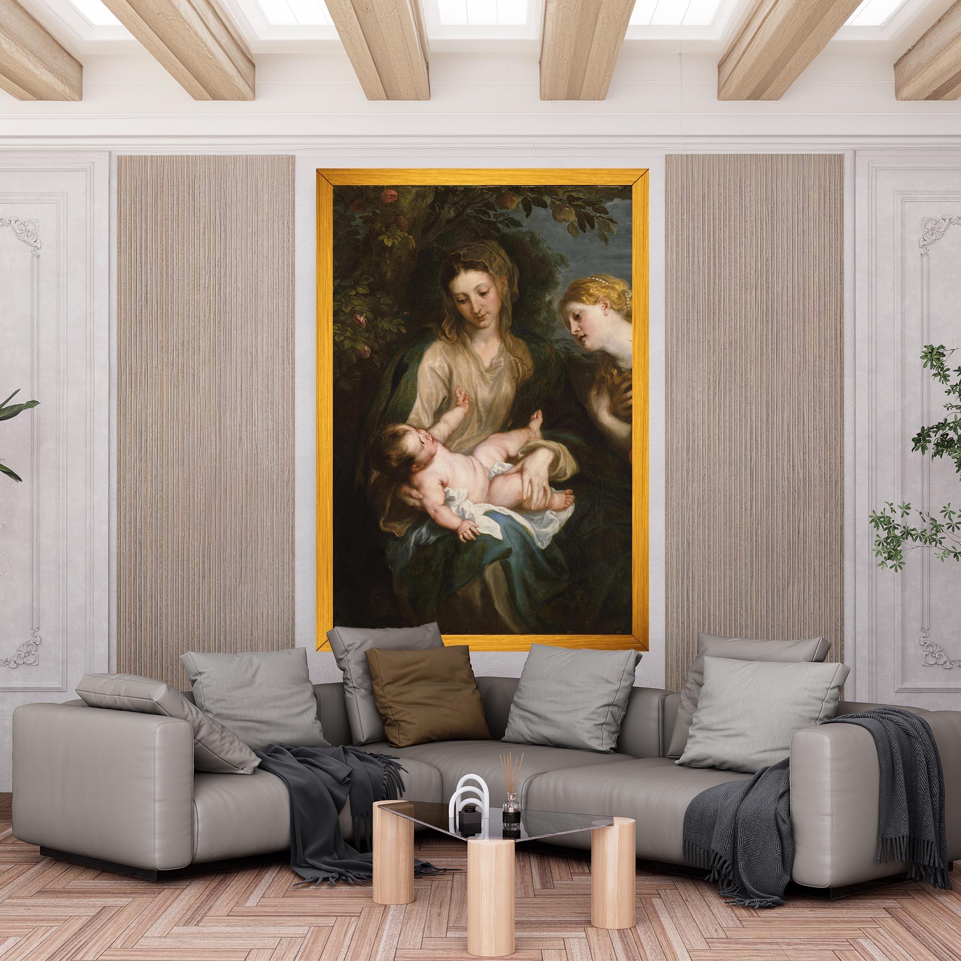 Leinwandbild Looking At Baby mockup 6