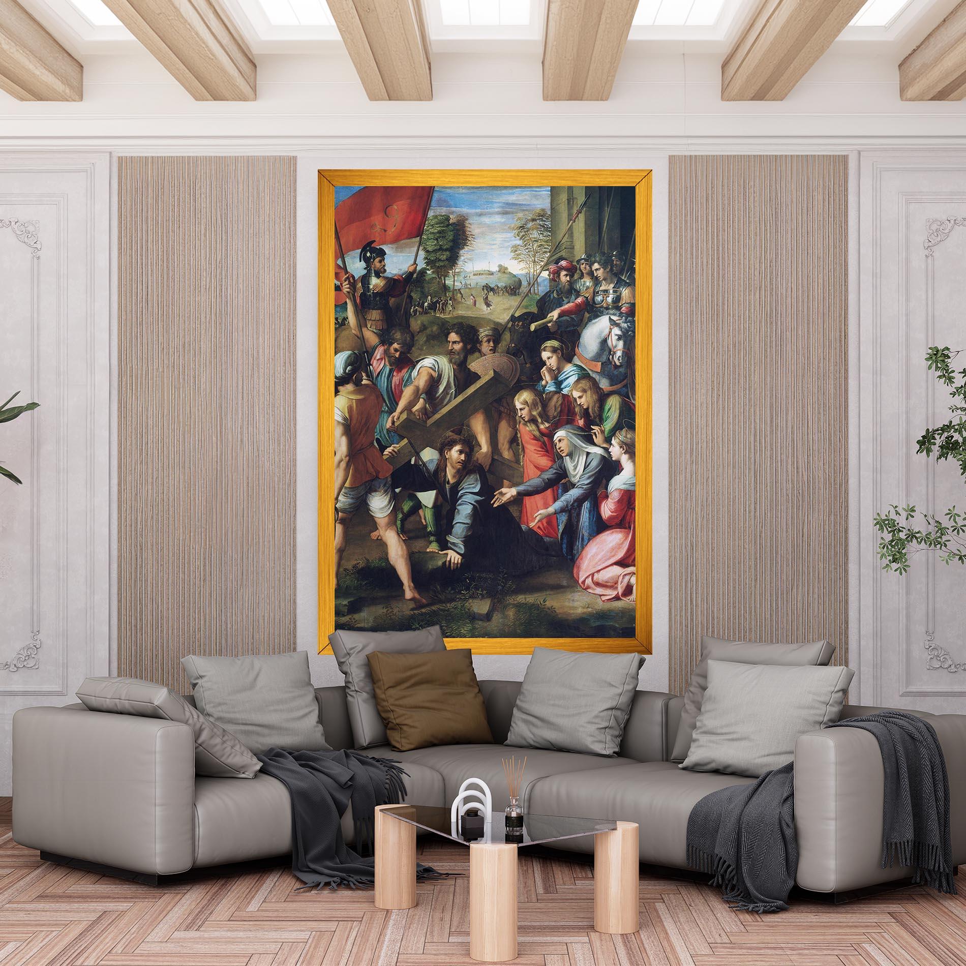 Leinwandbild Taking The Cross mockup 6