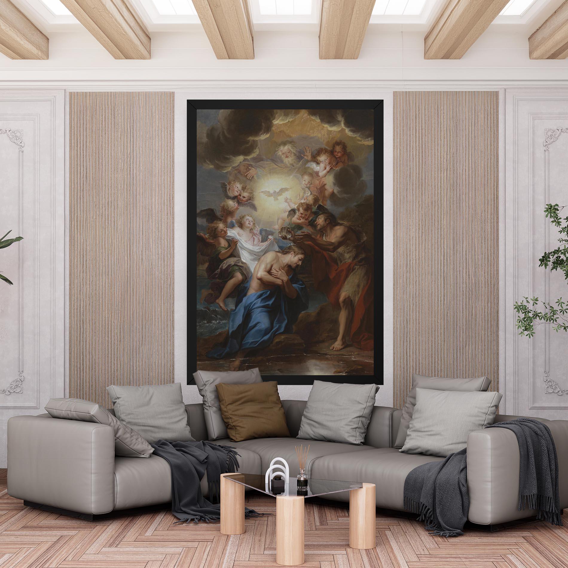 Leinwandbild Divine Yellow Light mockup 6