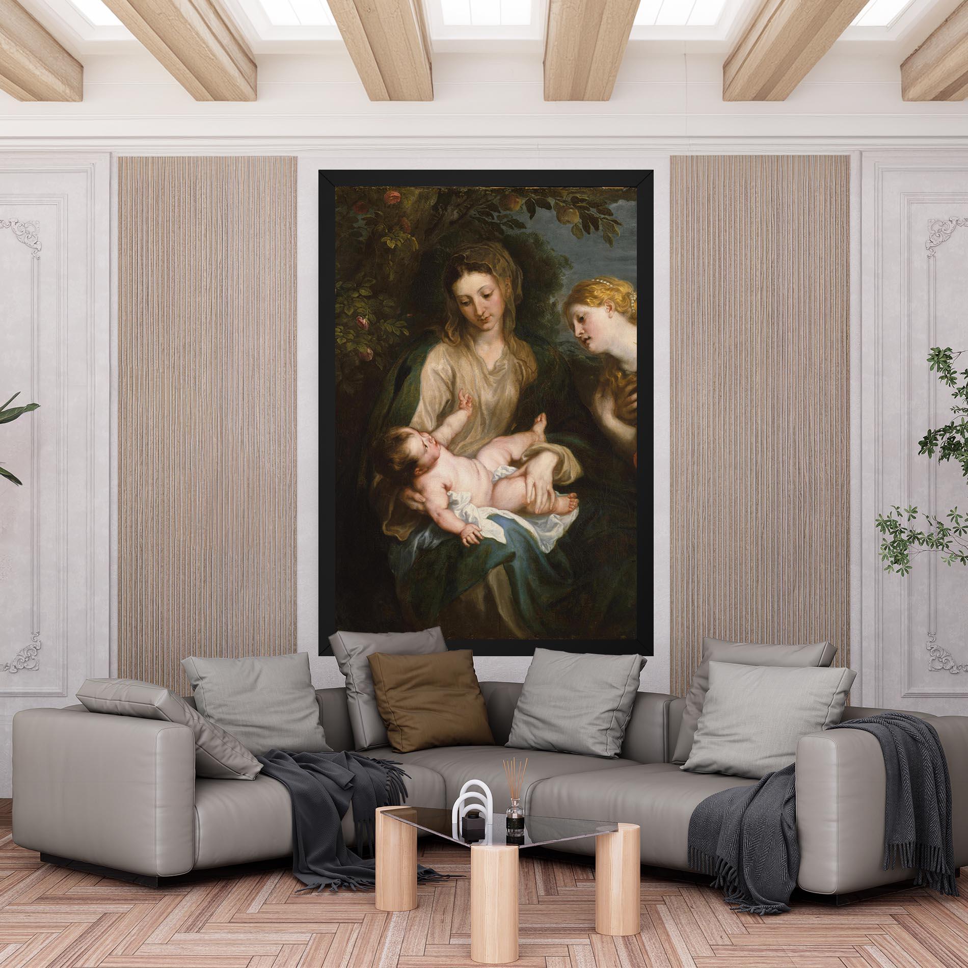 Leinwandbild Looking At Baby mockup 6