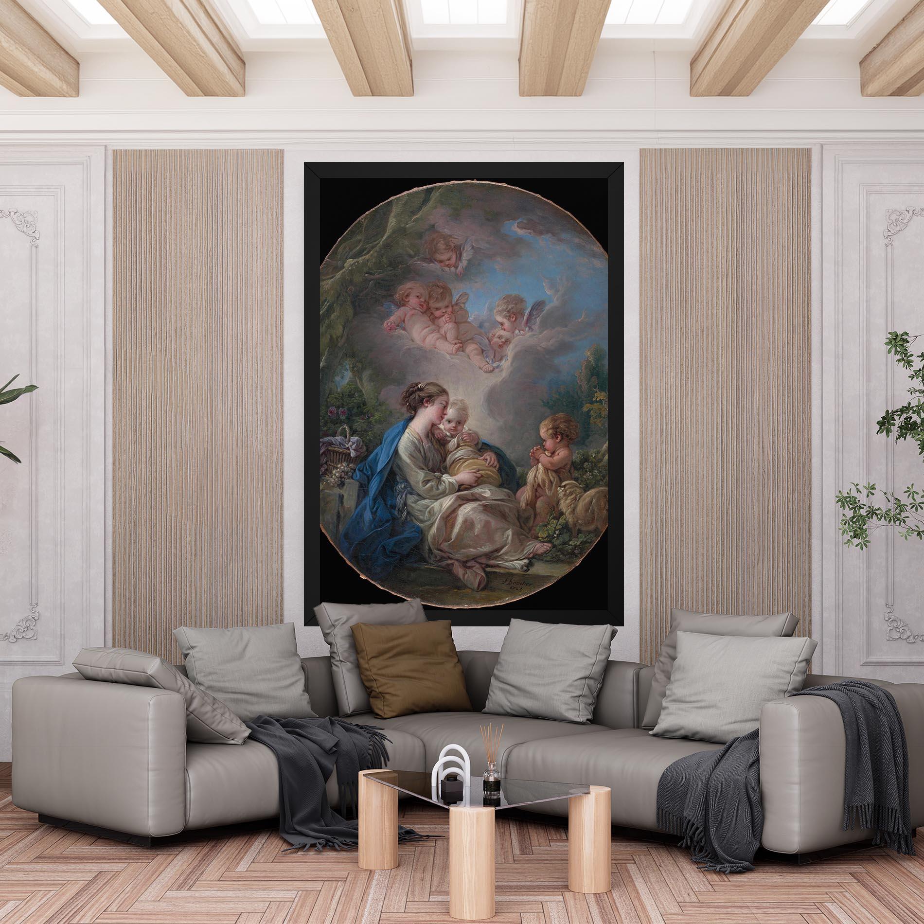 Leinwandbild Religious Circle mockup 6