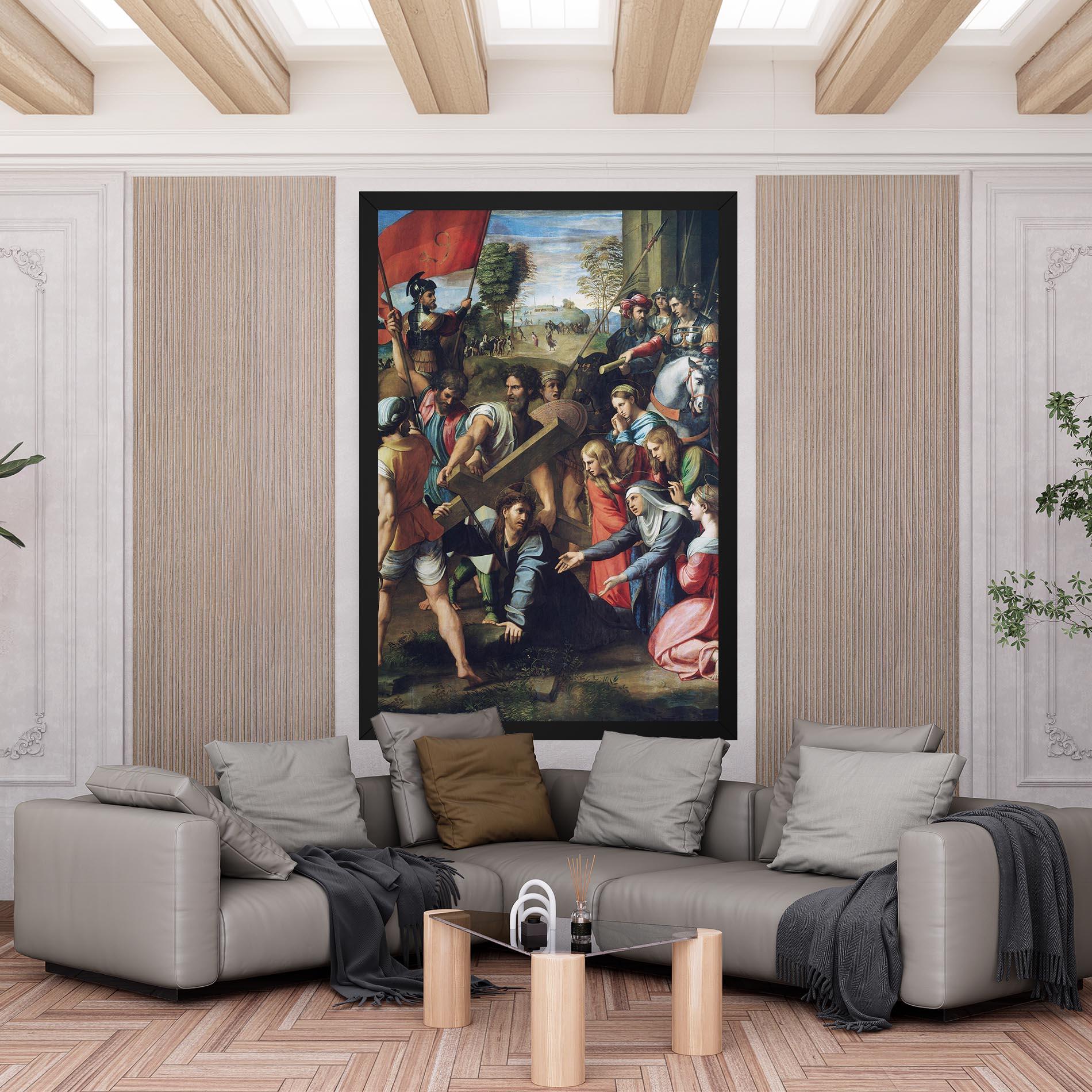 Leinwandbild Taking The Cross mockup 6