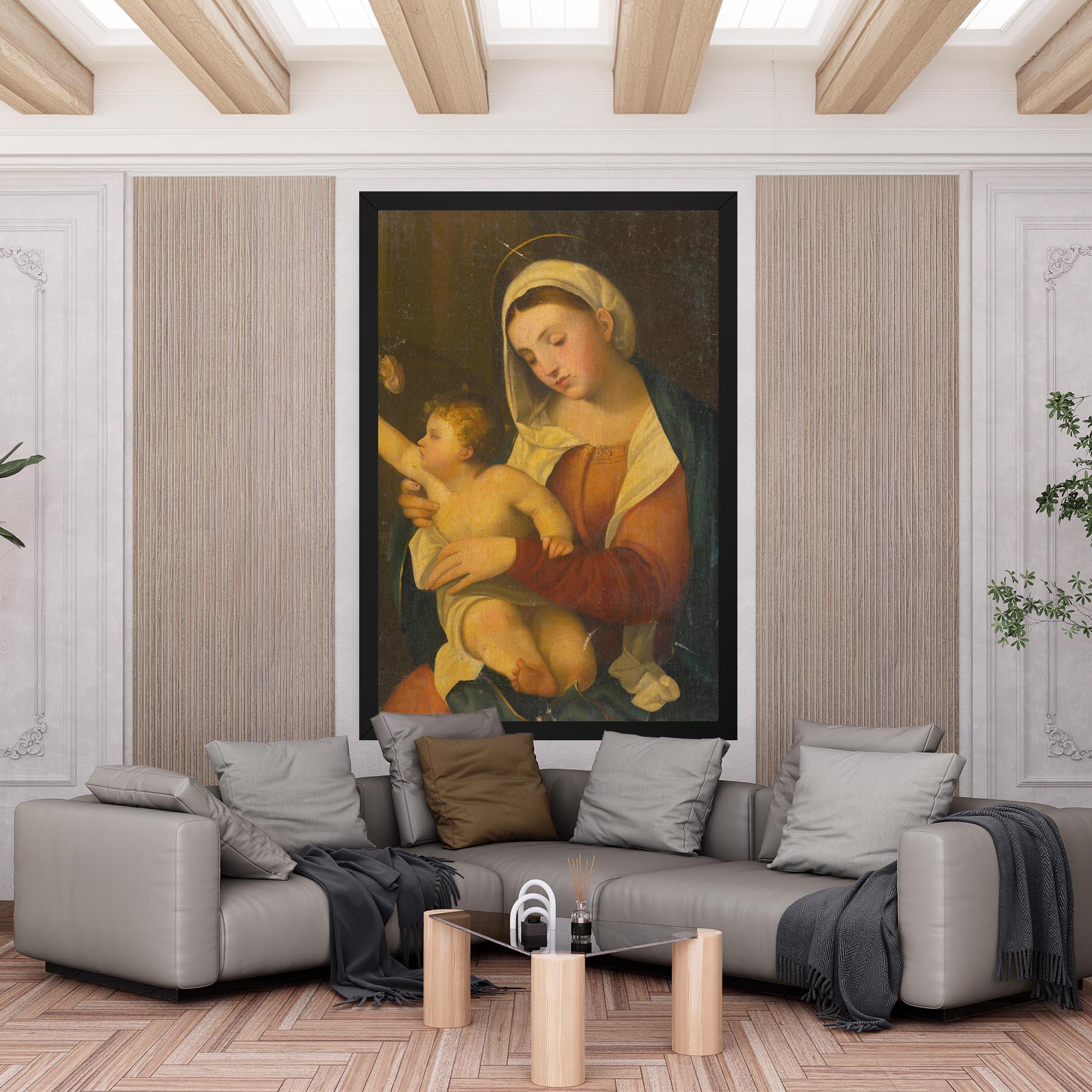 Leinwandbild Yellow Light Baby mockup 6