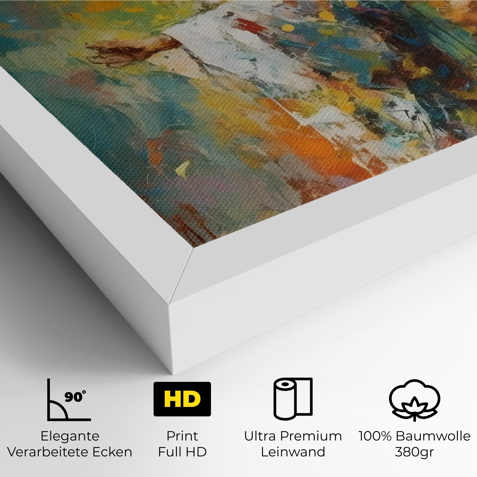 Leinwandbild Christ Art Painting mockup 4