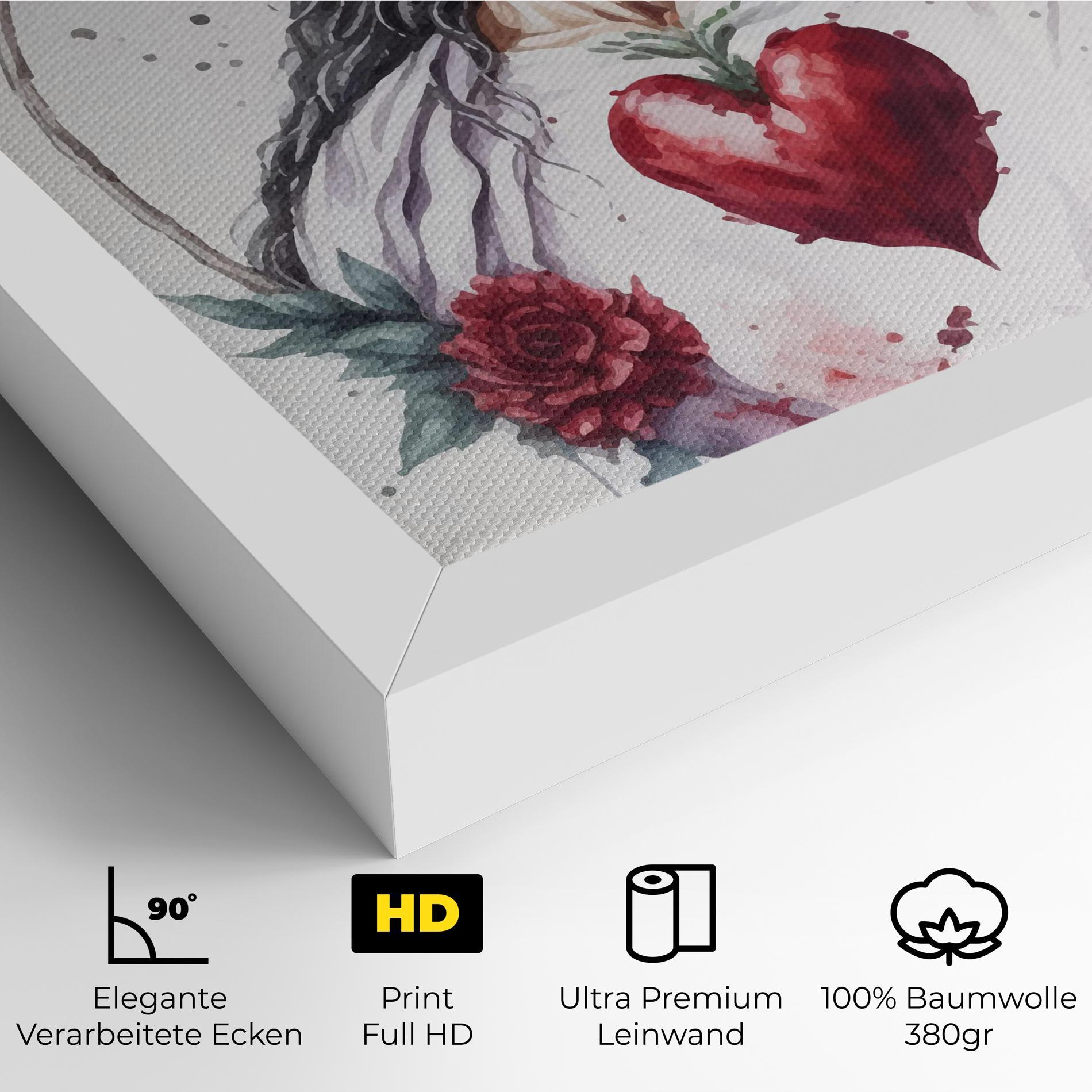 Leinwandbild Jesus Heart mockup 4