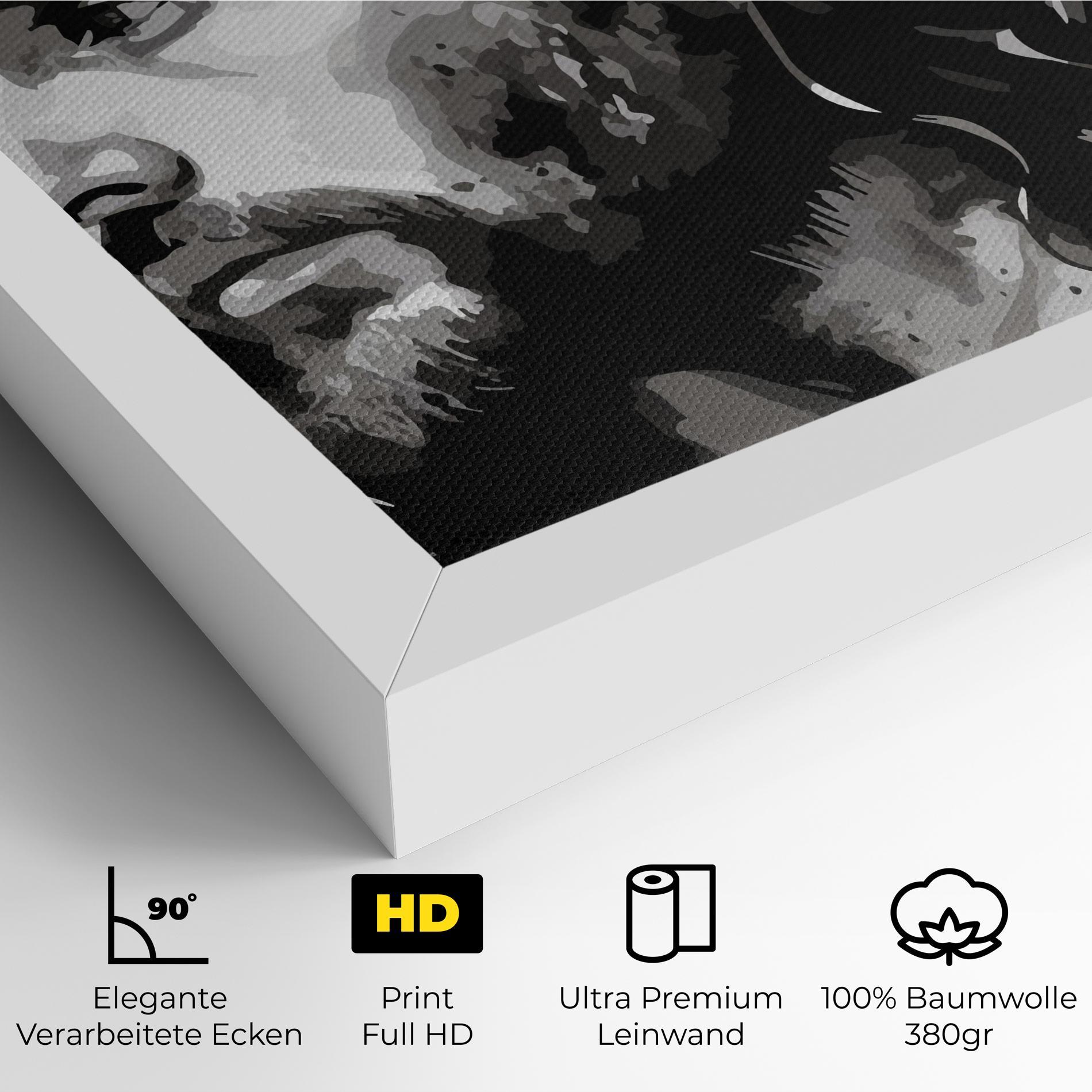 Leinwandbild Jesus Watercolor mockup 4