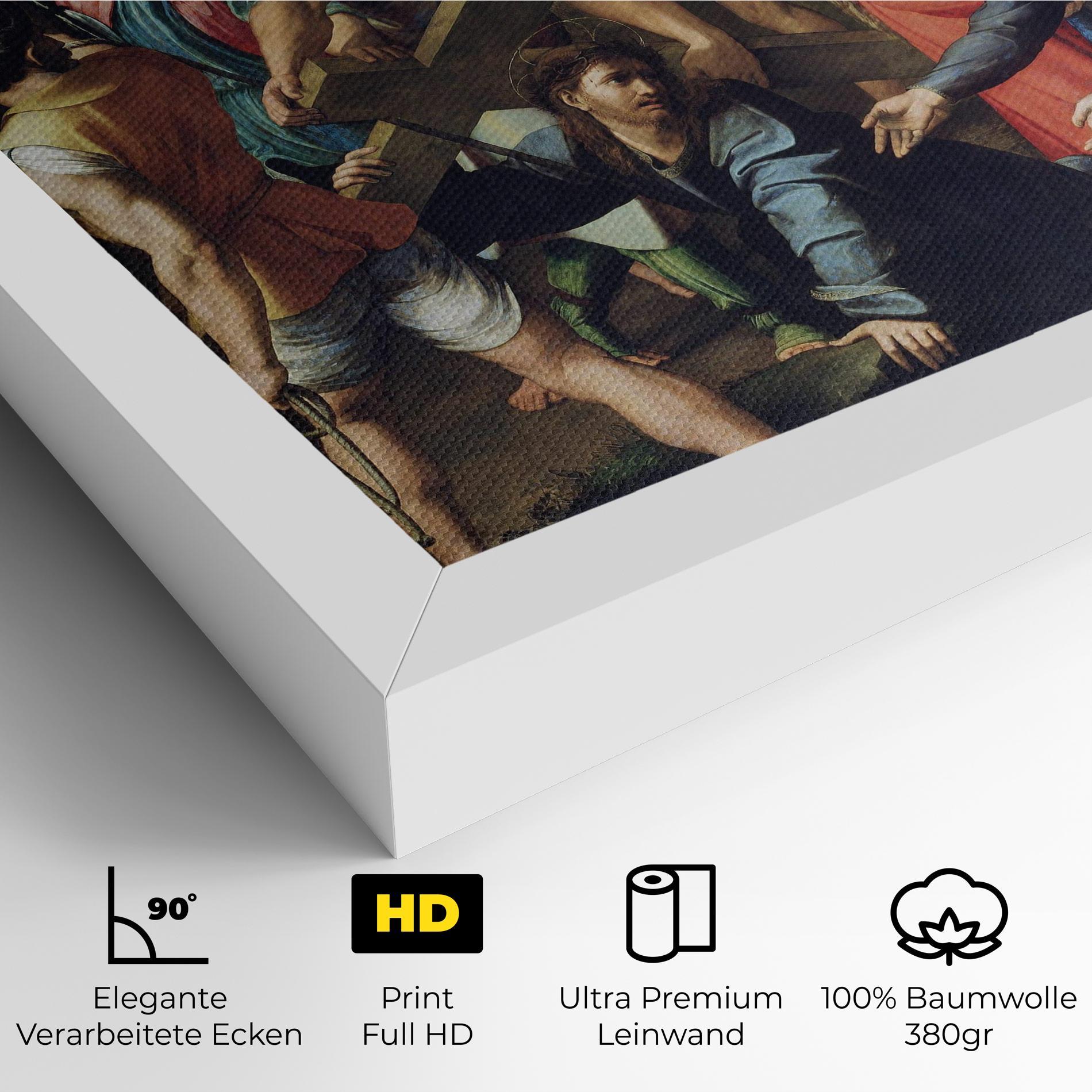 Leinwandbild Taking The Cross mockup 4