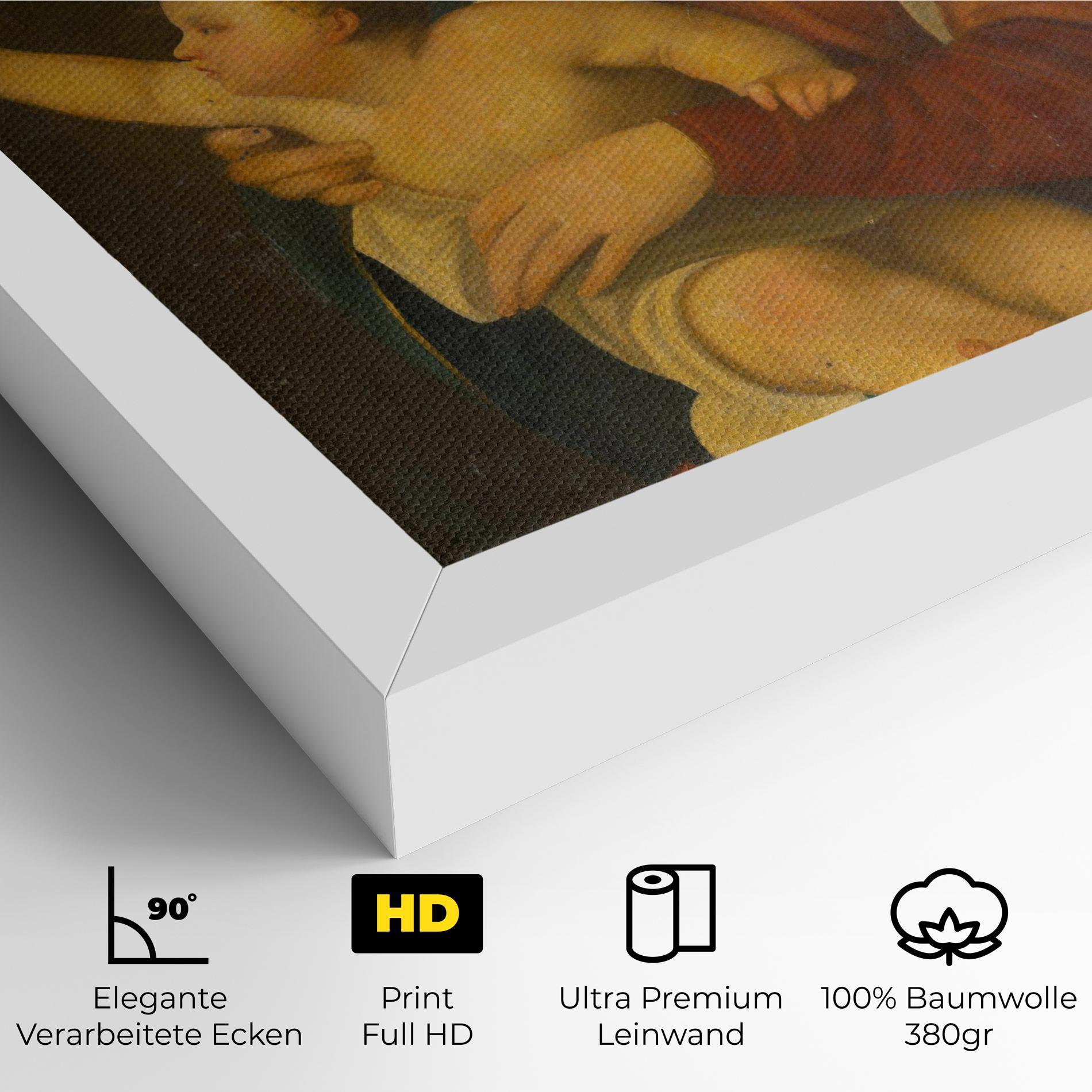 Leinwandbild Yellow Light Baby mockup 4