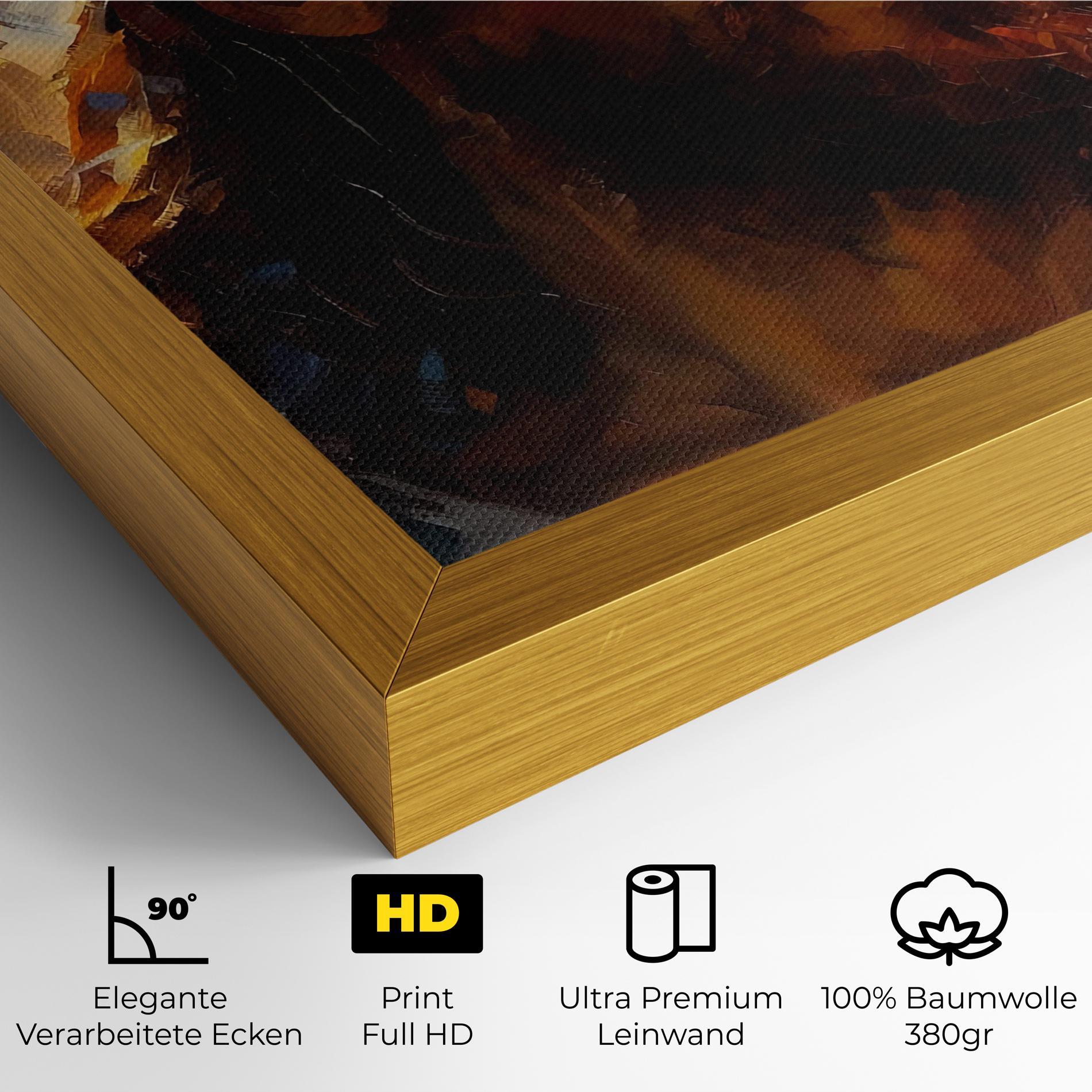 Leinwandbild Jesus Crown mockup 4