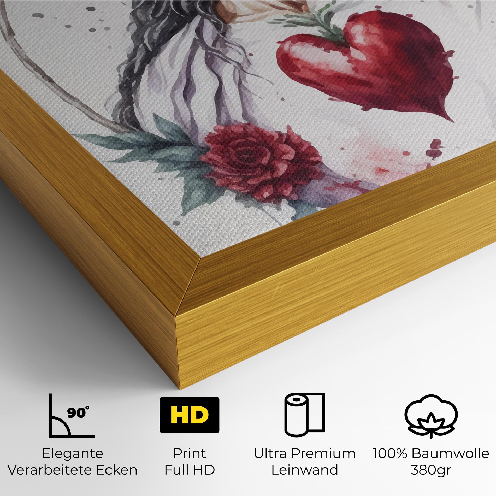 Leinwandbild Jesus Heart mockup 4