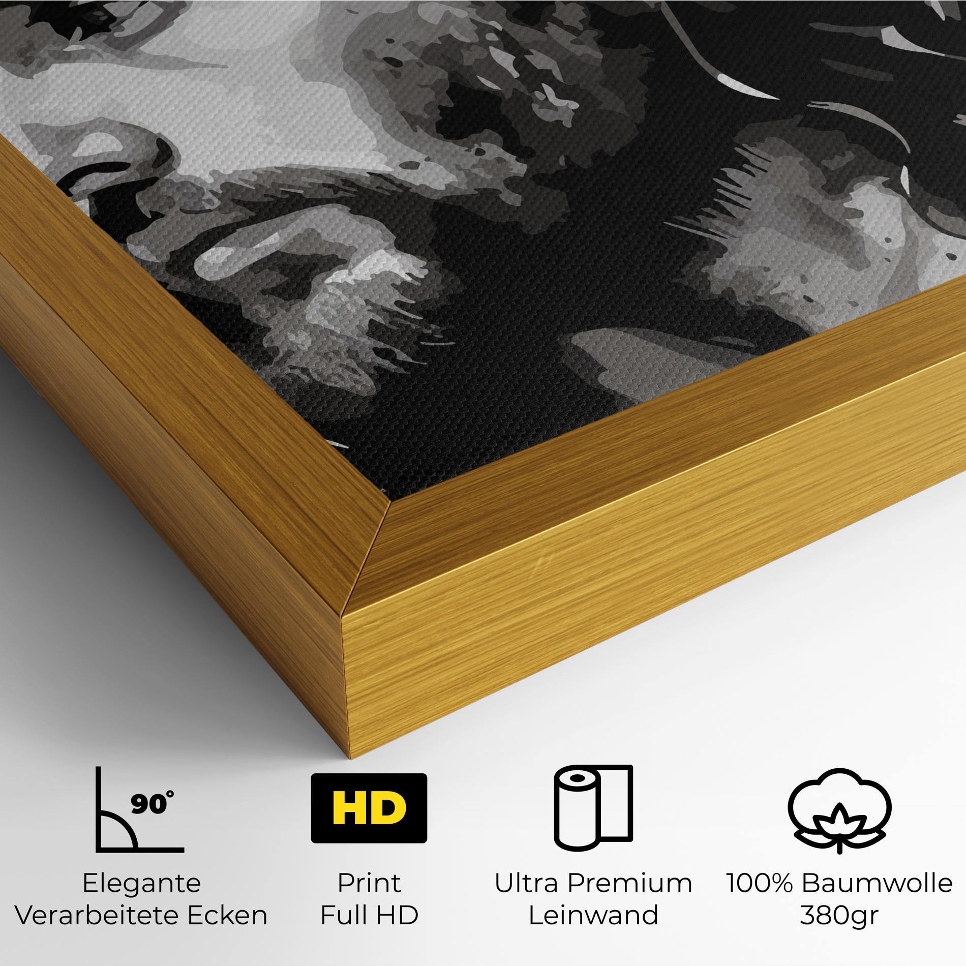 Leinwandbild Jesus Watercolor mockup 4