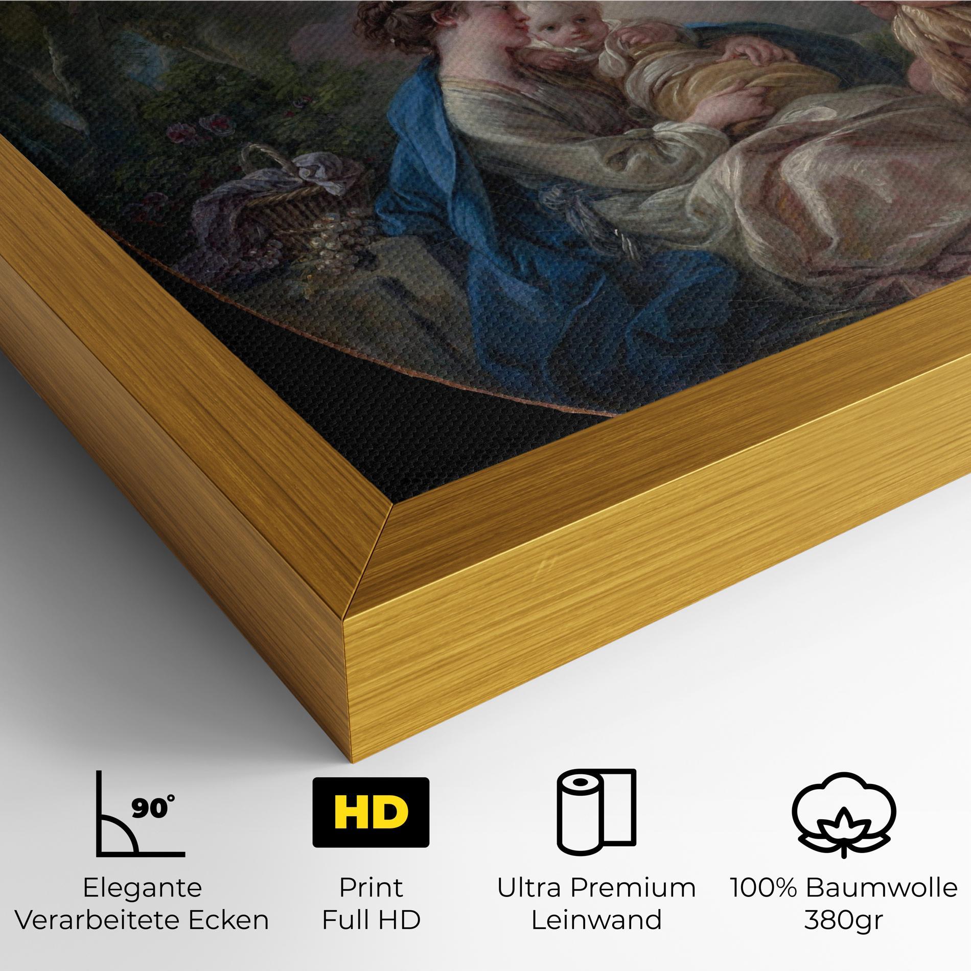 Leinwandbild Religious Circle mockup 4