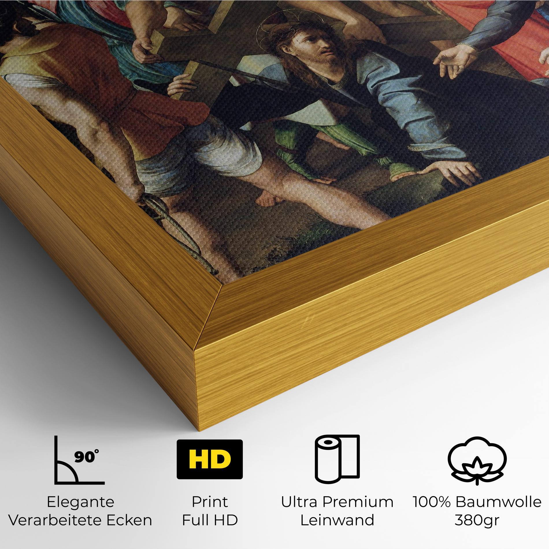 Leinwandbild Taking The Cross mockup 4