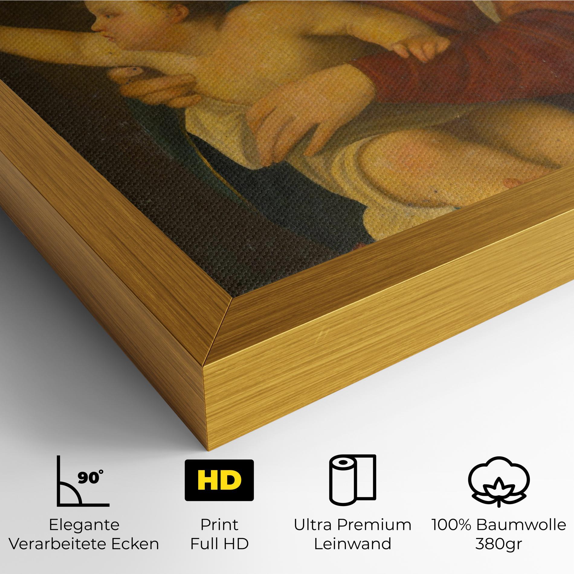 Leinwandbild Yellow Light Baby mockup 4