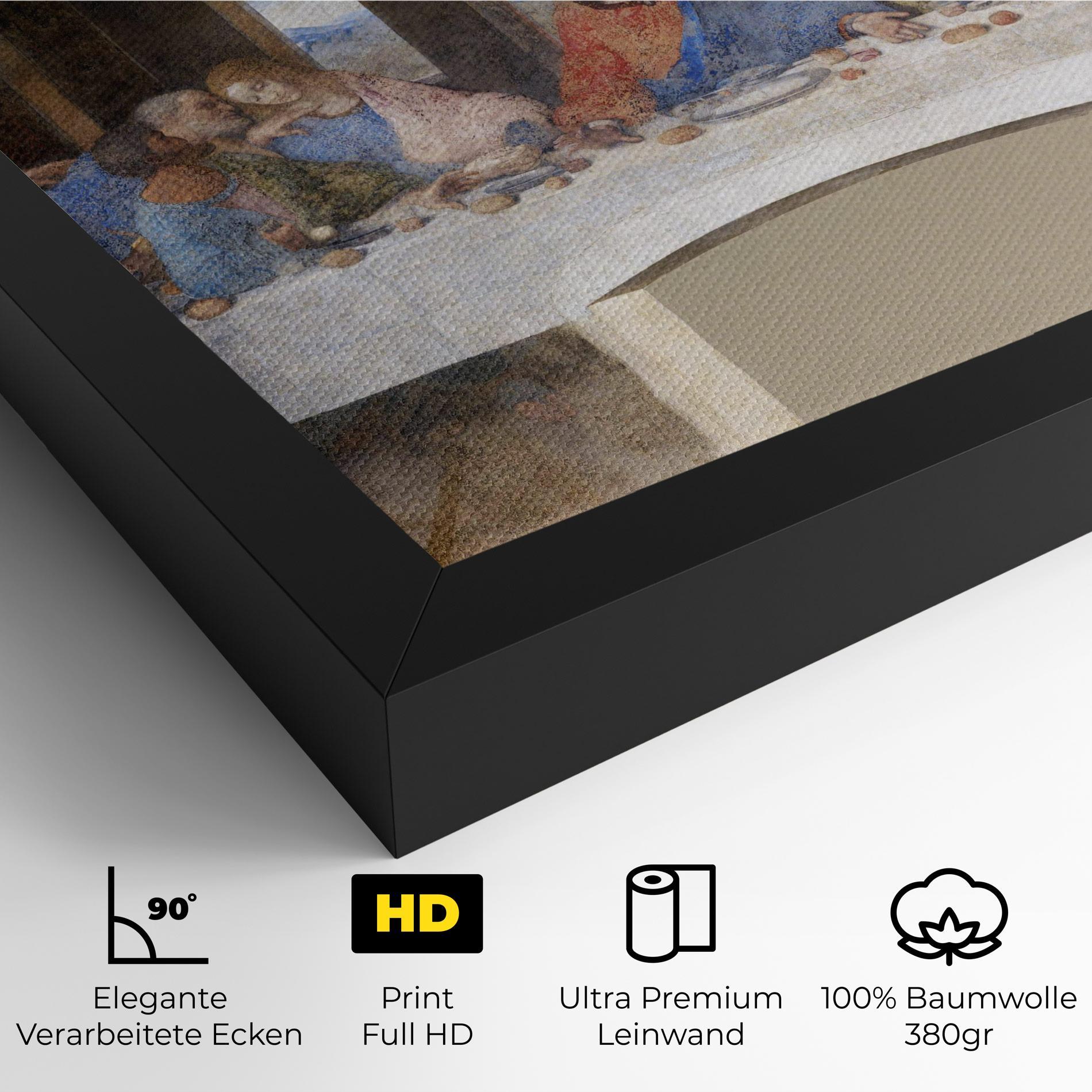 Leinwandbild Jesus Eating mockup 4