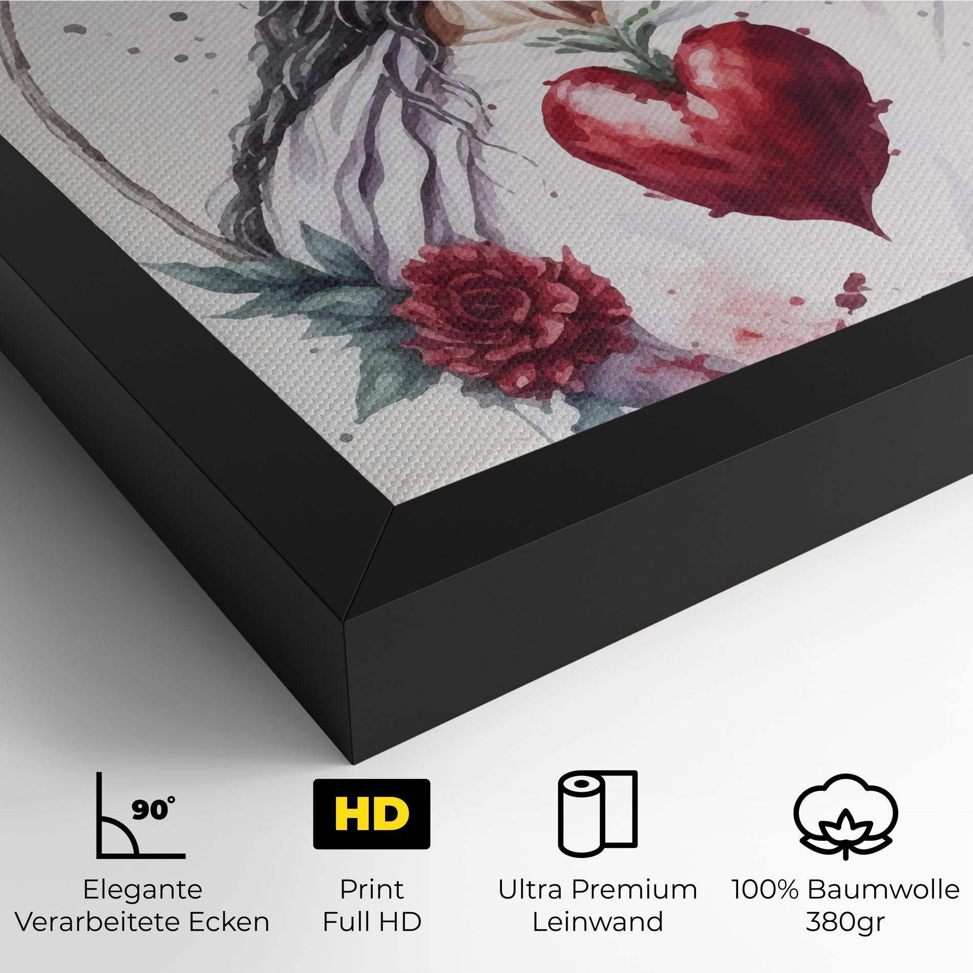 Leinwandbild Jesus Heart mockup 4