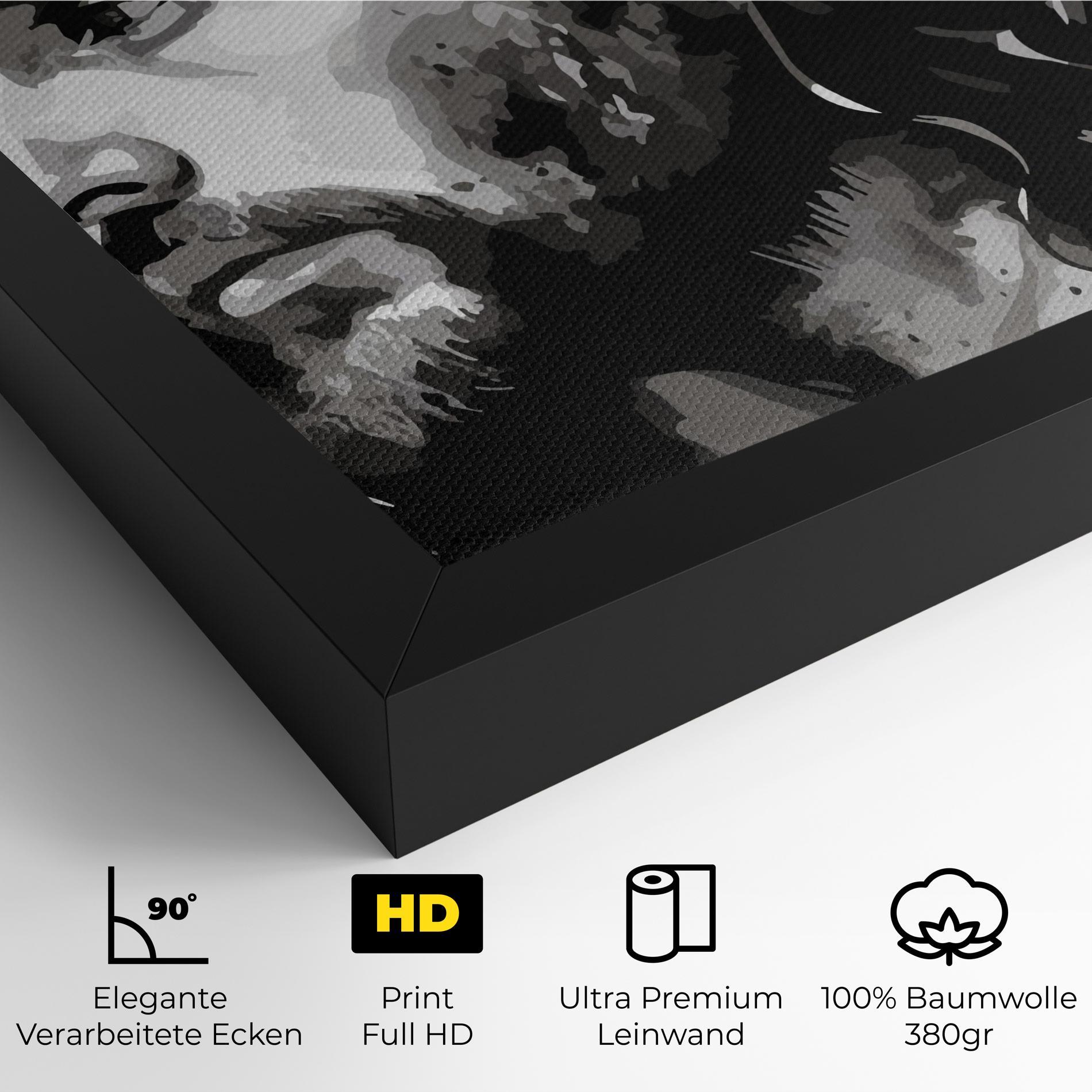 Leinwandbild Jesus Watercolor mockup 4