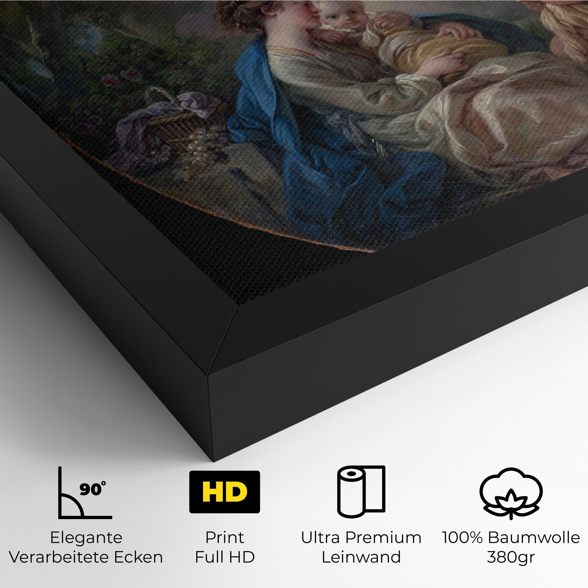 Leinwandbild Religious Circle mockup 4