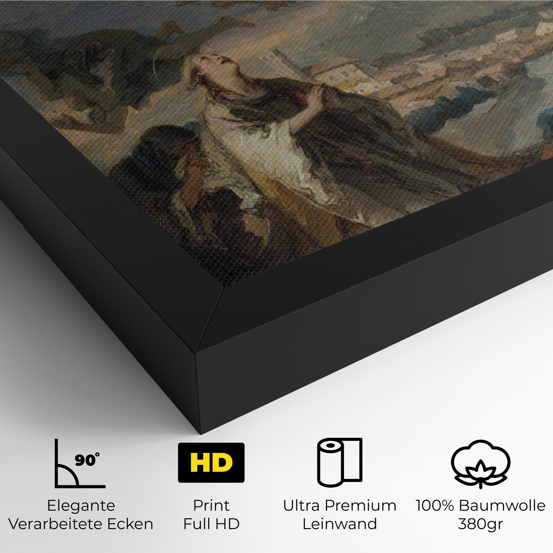 Leinwandbild Sky Angel Art mockup 4