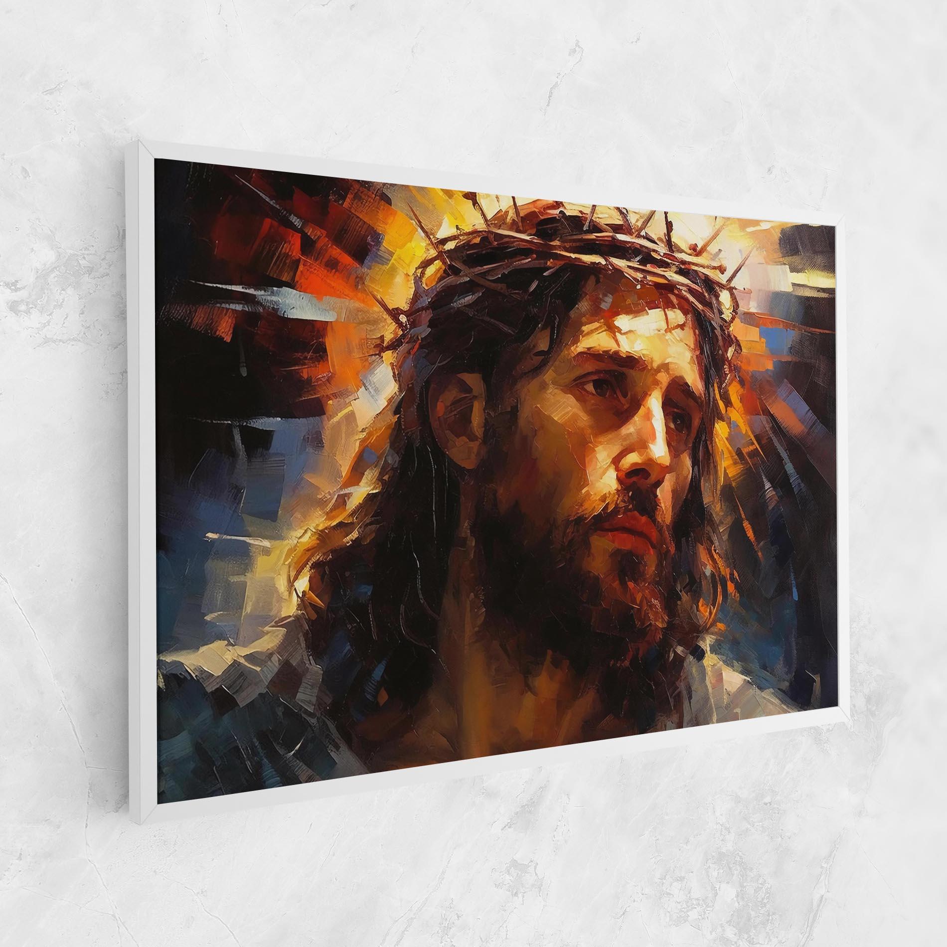 Leinwandbild Jesus Crown mockup 1