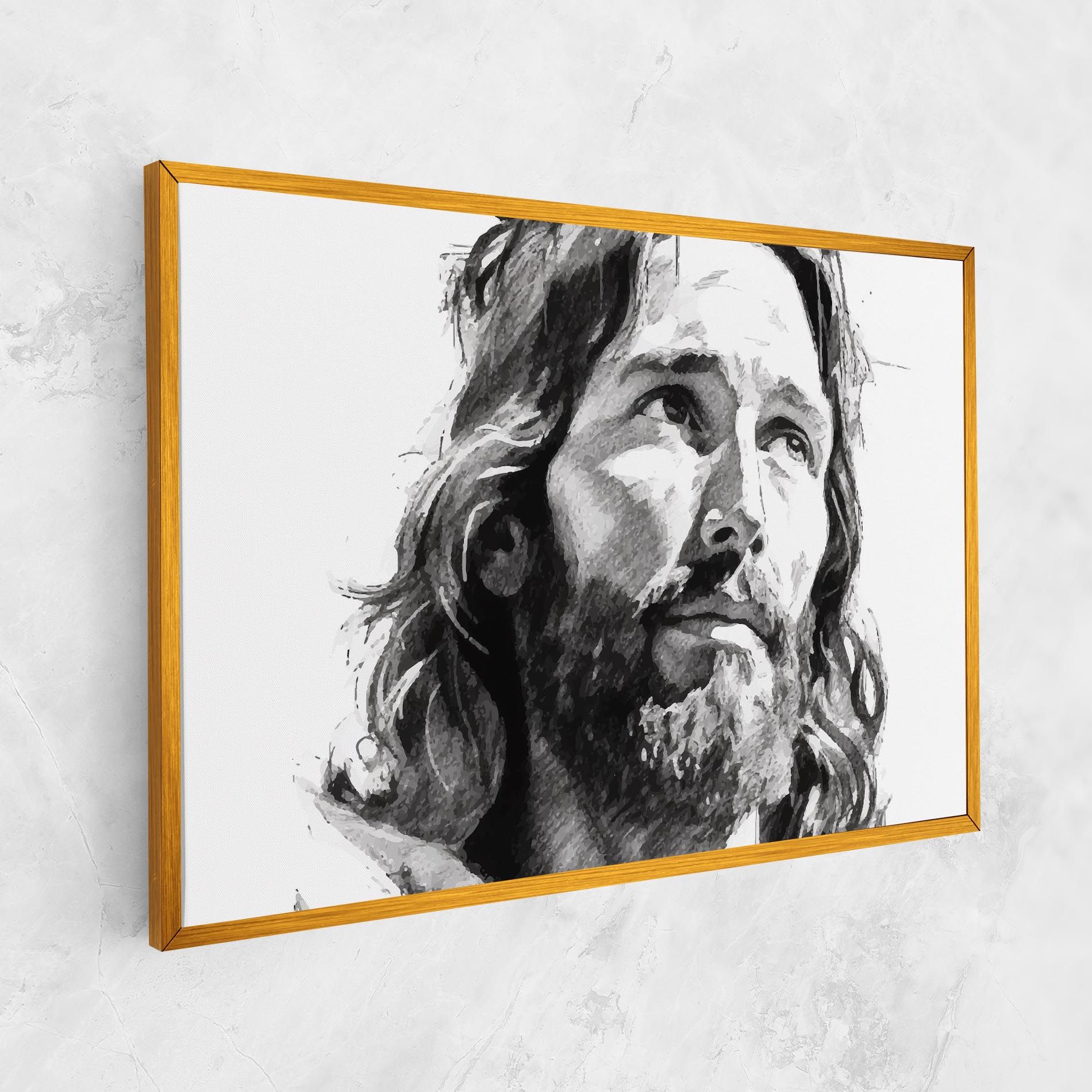 Jesus Drawing mockup 1
