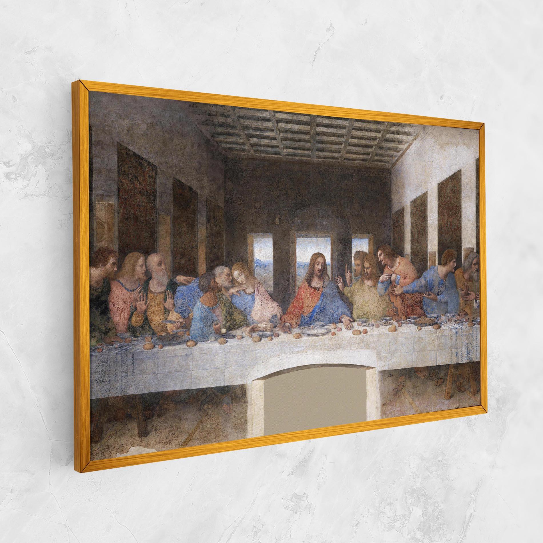 Leinwandbild Jesus Eating mockup 1