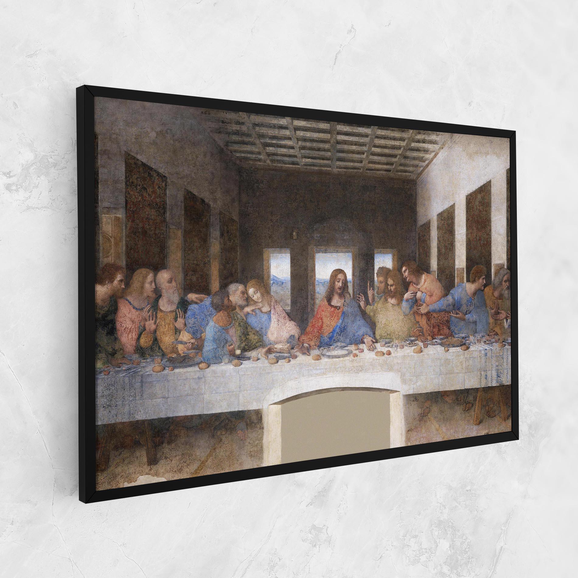Leinwandbild Jesus Eating mockup 1