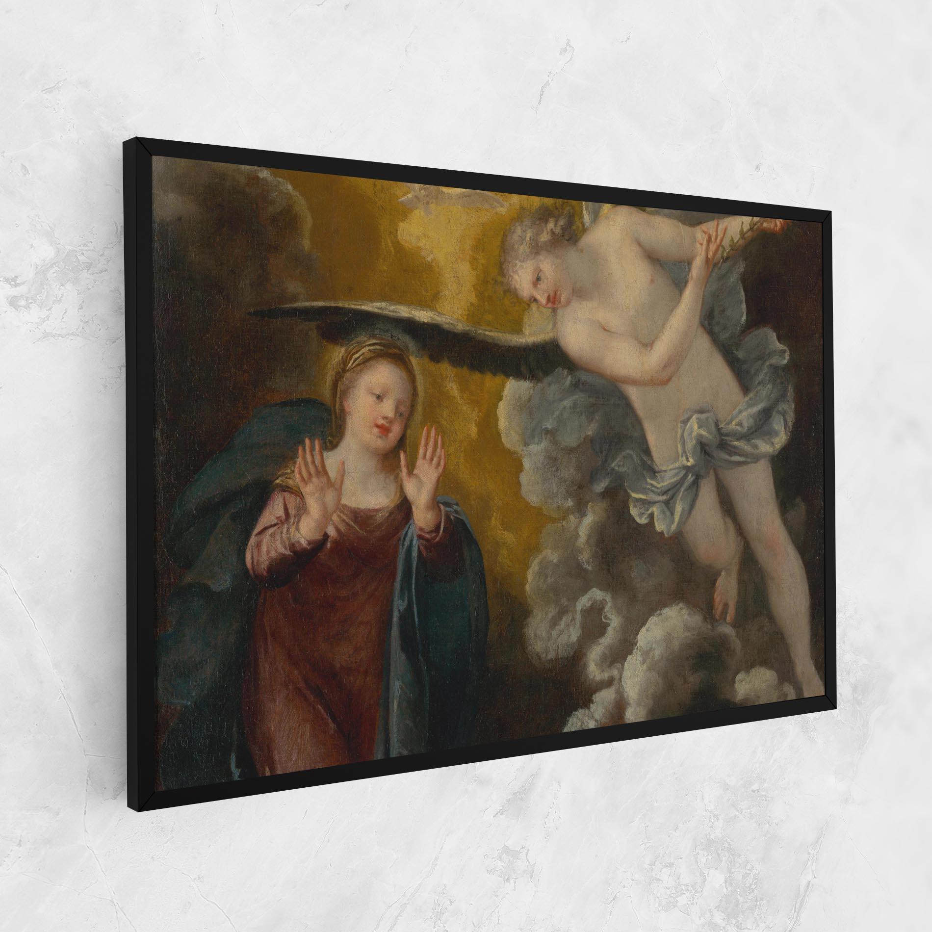 Leinwandbild Religious Angel mockup 1