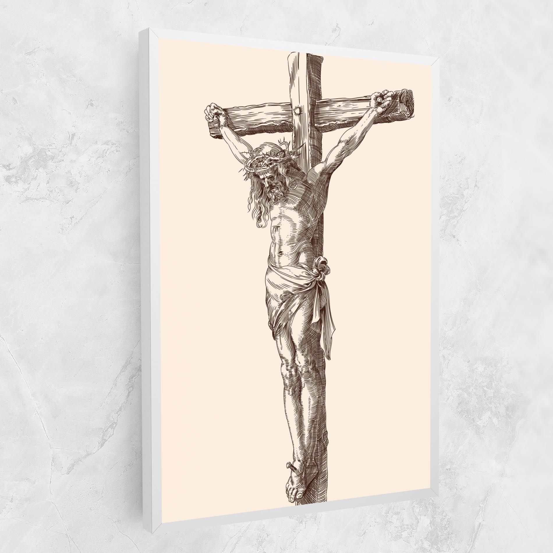 Brown Cross Jesus mockup 1