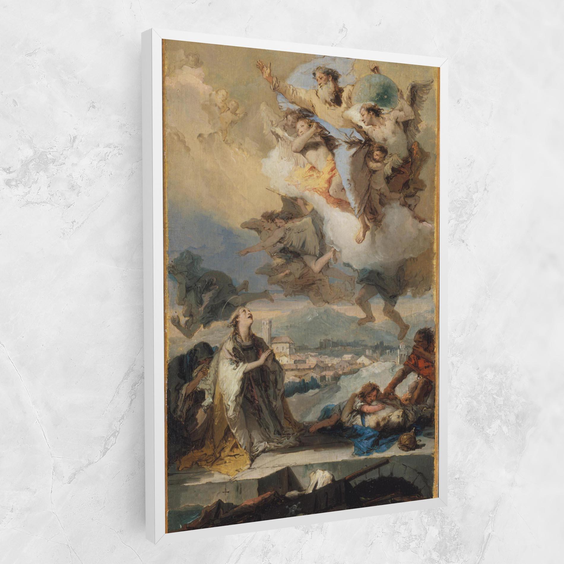 Leinwandbild Sky Angel Art mockup 1