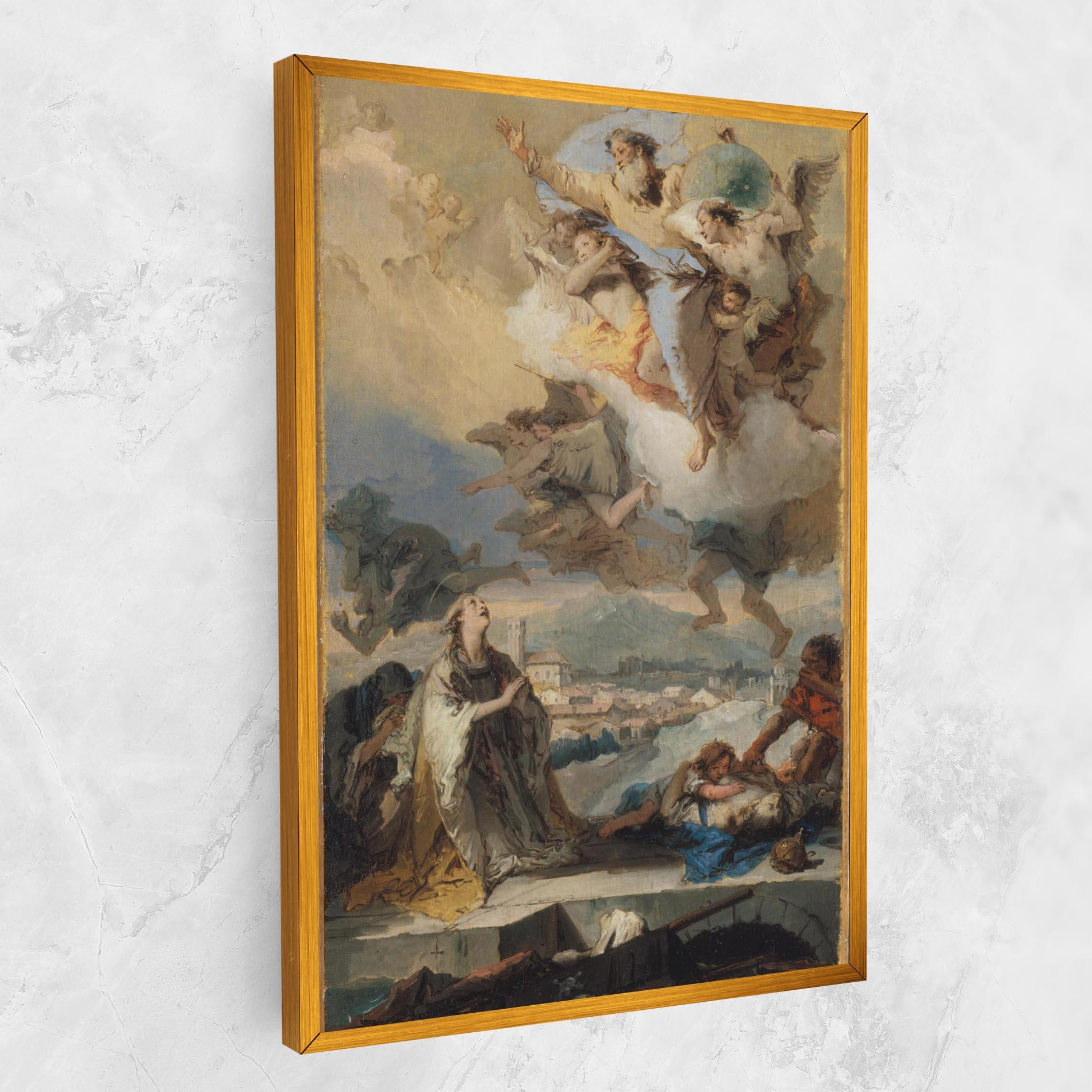 Leinwandbild Sky Angel Art mockup 1