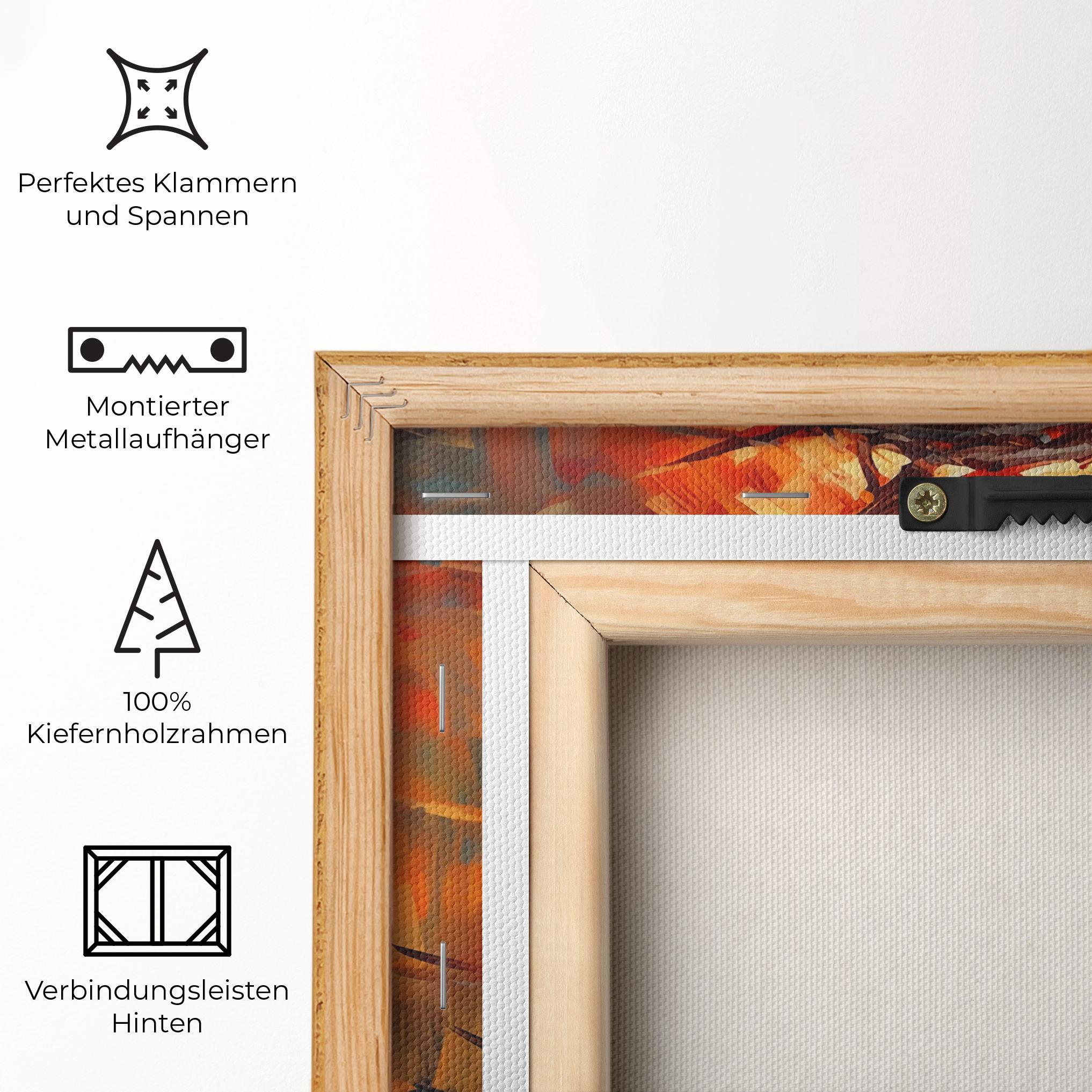 Leinwandbild Jesus Crown Light mockup 5