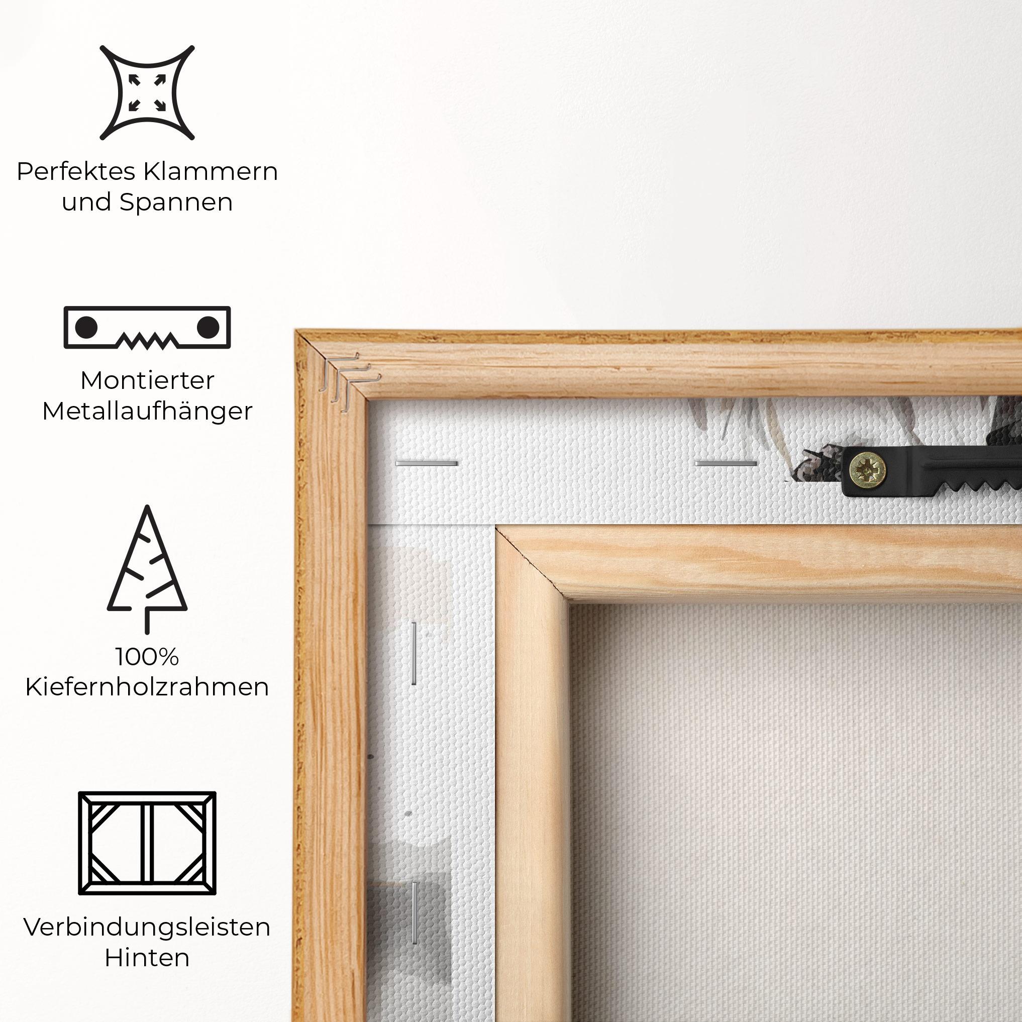 Leinwandbild Watercolor Jesus mockup 5