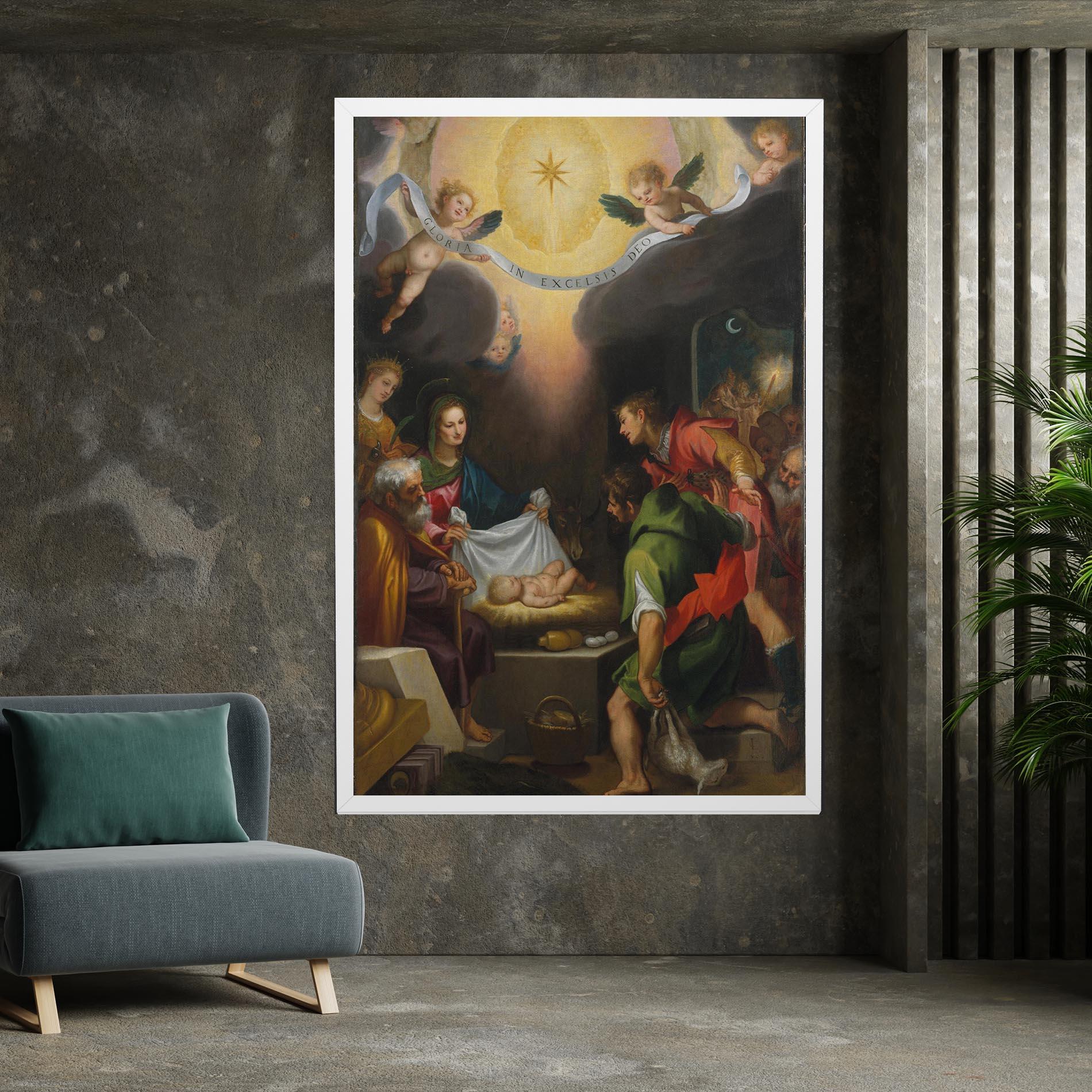 Leinwandbild Religious Baby View mockup 7