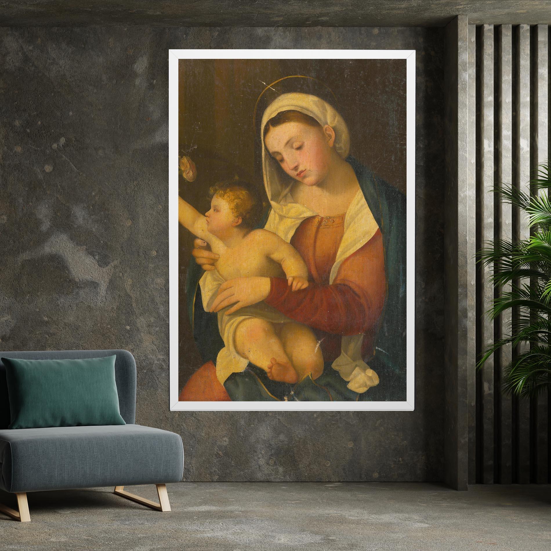 Leinwandbild Yellow Light Baby mockup 7