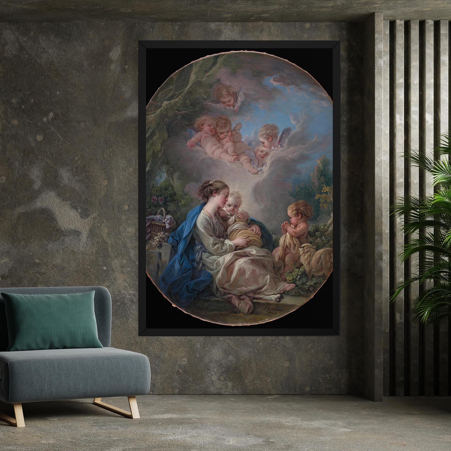 Leinwandbild Religious Circle mockup 7