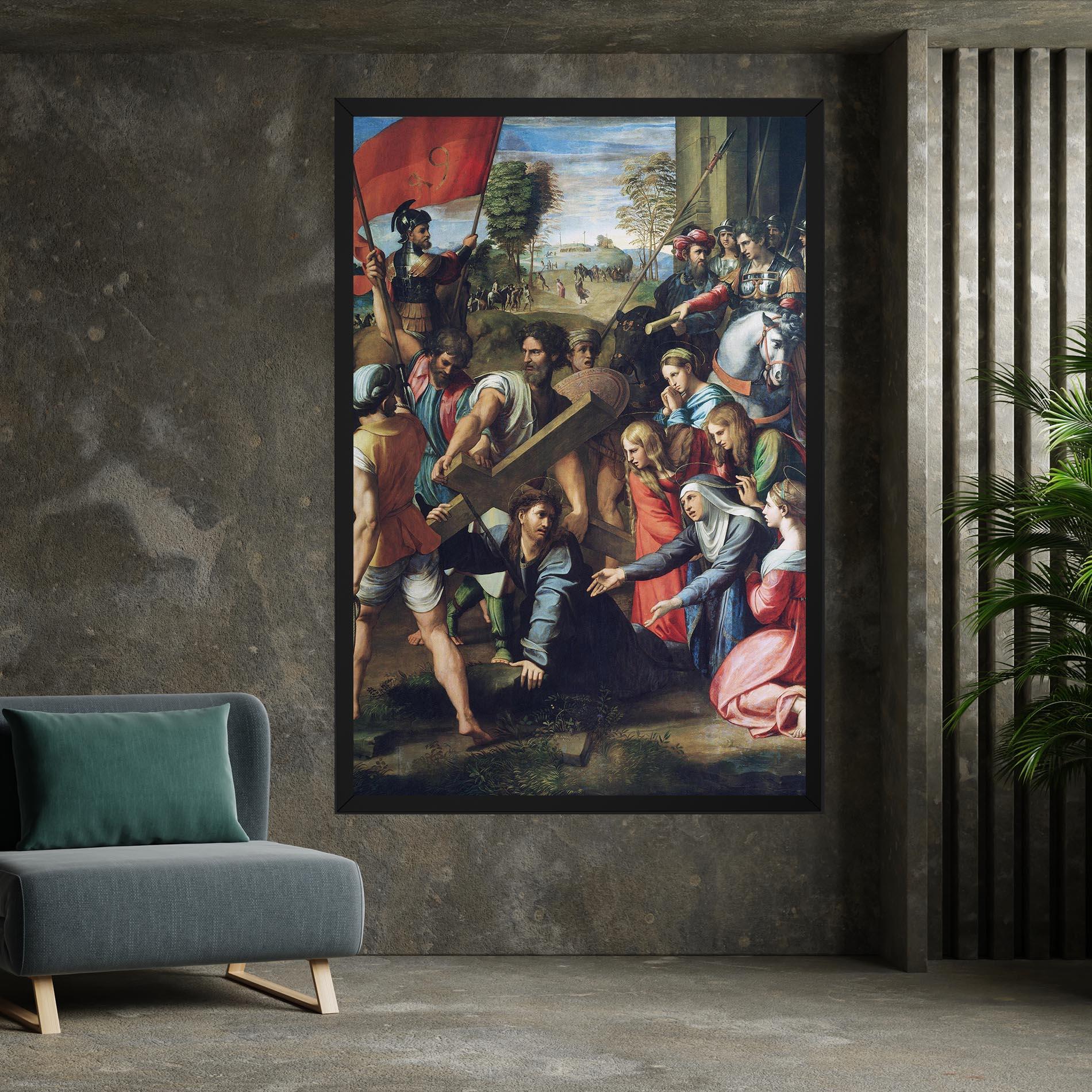 Leinwandbild Taking The Cross mockup 7