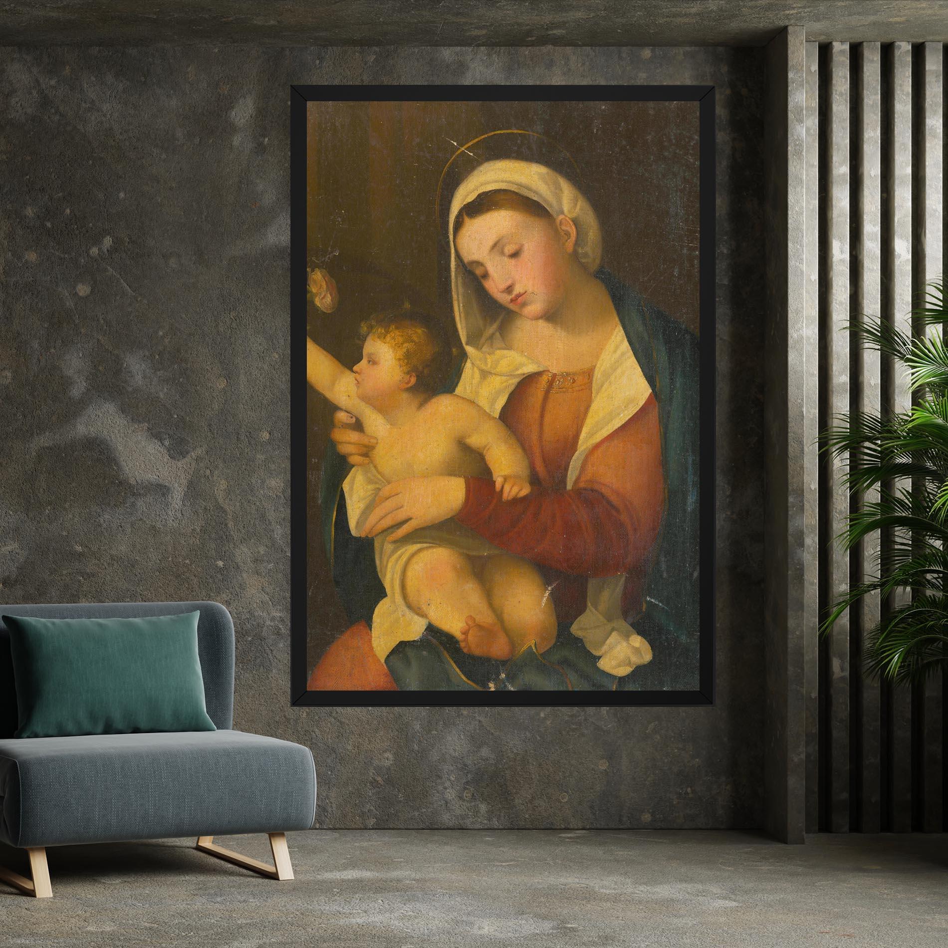 Leinwandbild Yellow Light Baby mockup 7