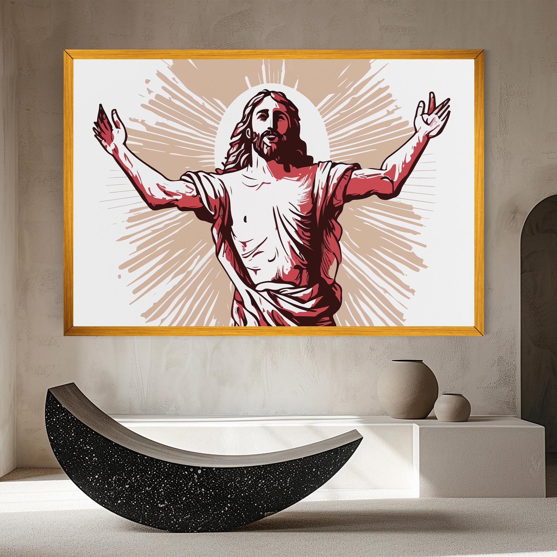 Artistic Jesus mockup 8