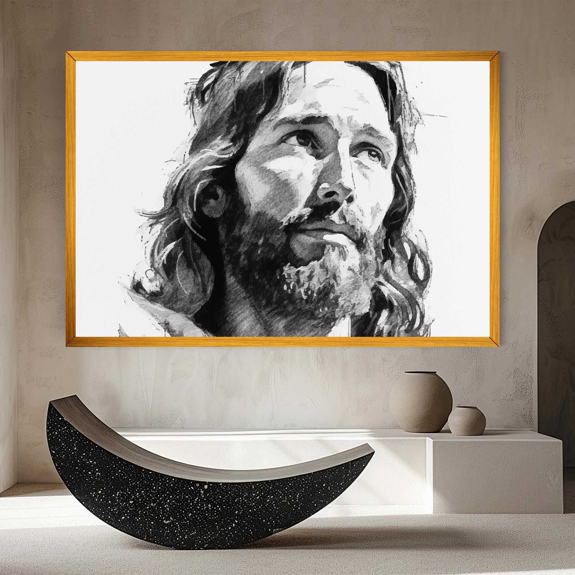Jesus Drawing mockup 8