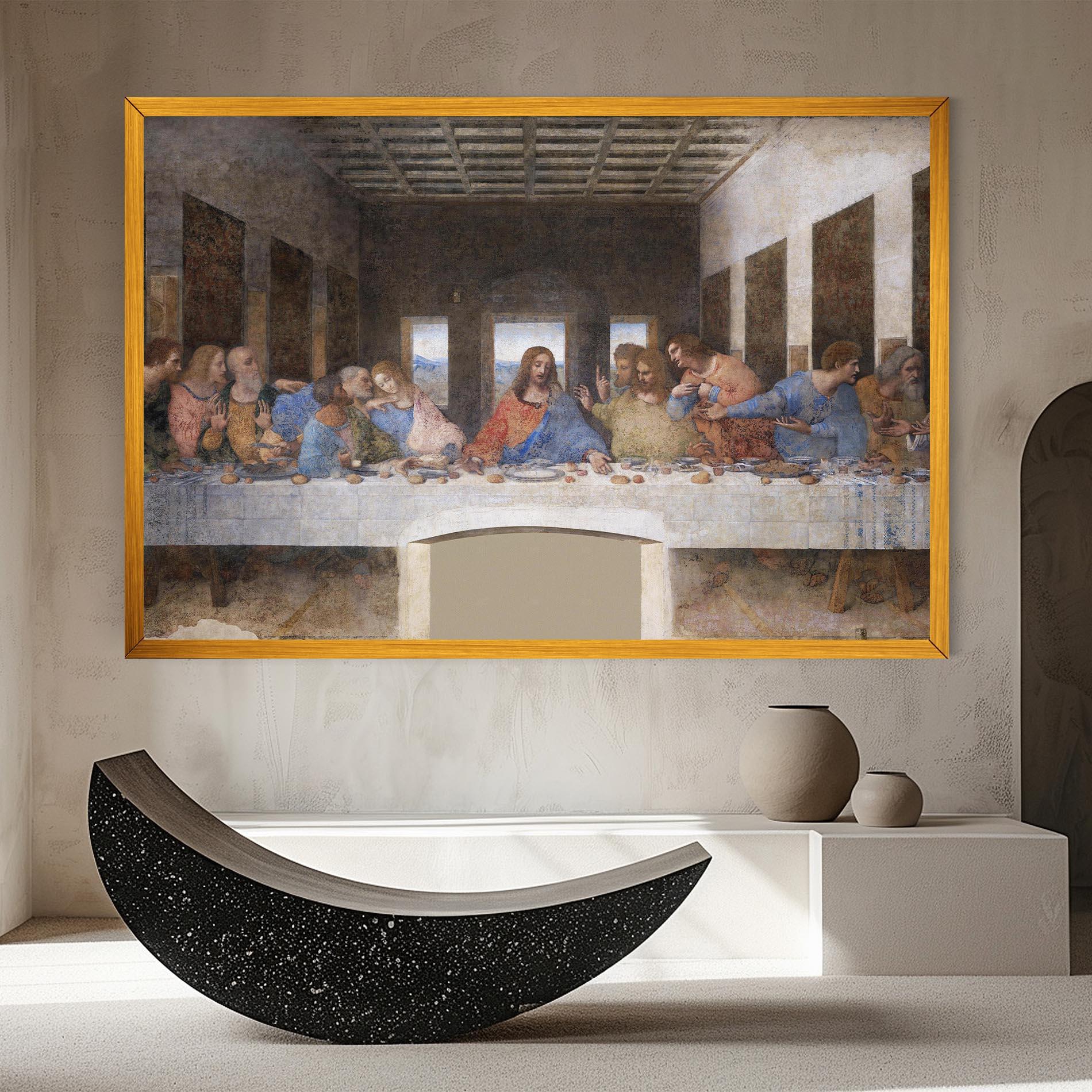 Leinwandbild Jesus Eating mockup 8