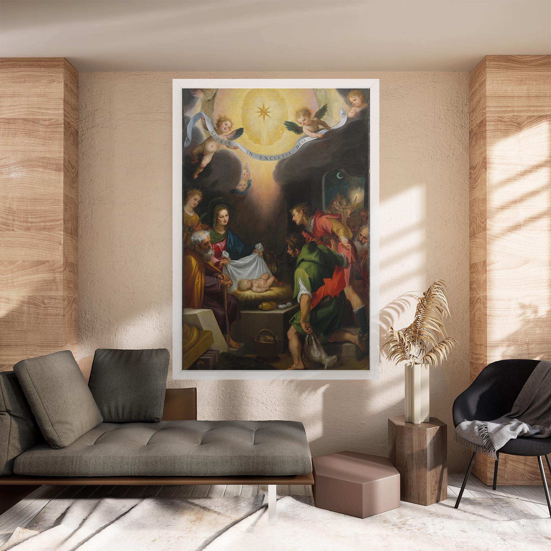 Leinwandbild Religious Baby View mockup 8