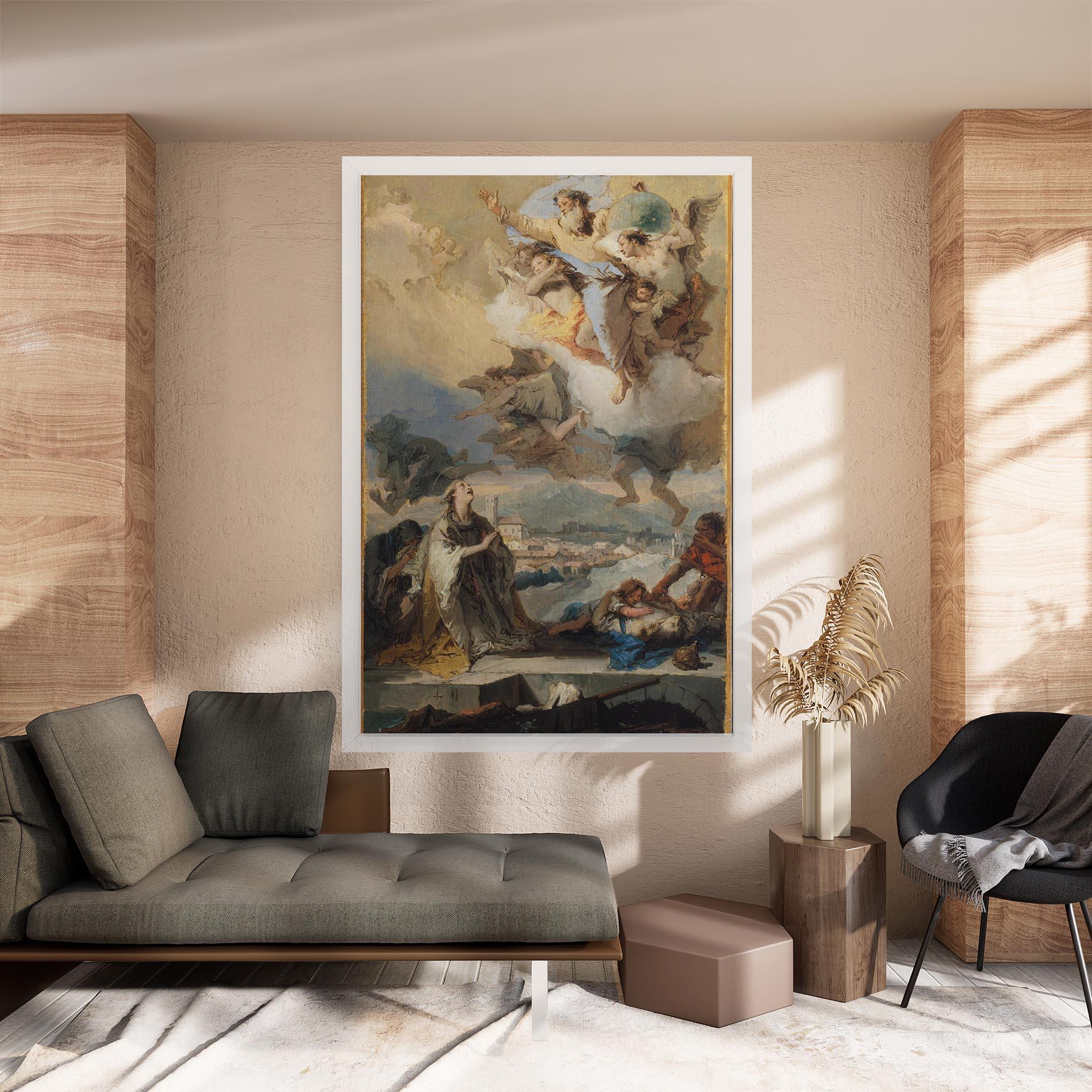 Leinwandbild Sky Angel Art mockup 8