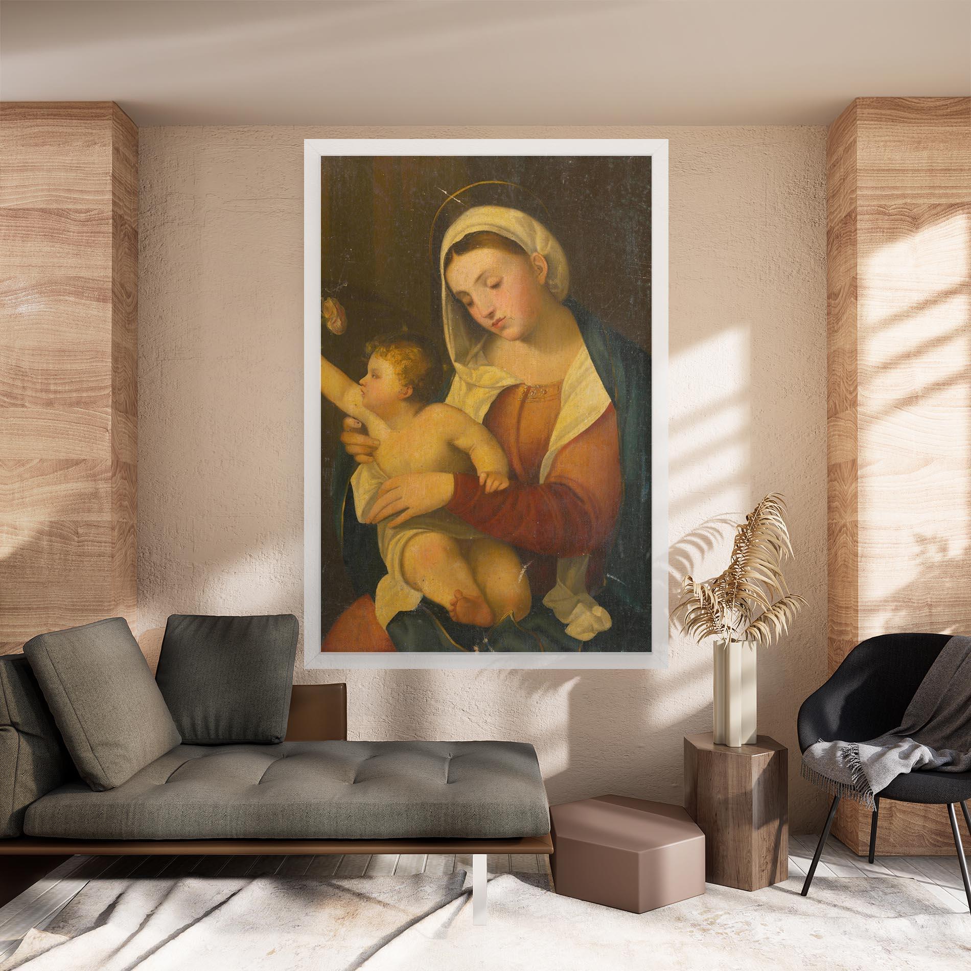 Leinwandbild Yellow Light Baby mockup 8