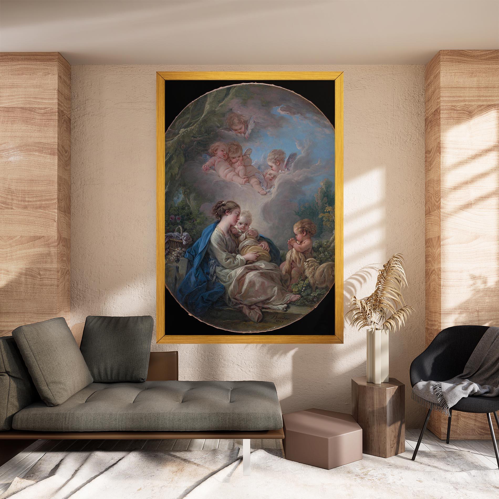 Leinwandbild Religious Circle mockup 8