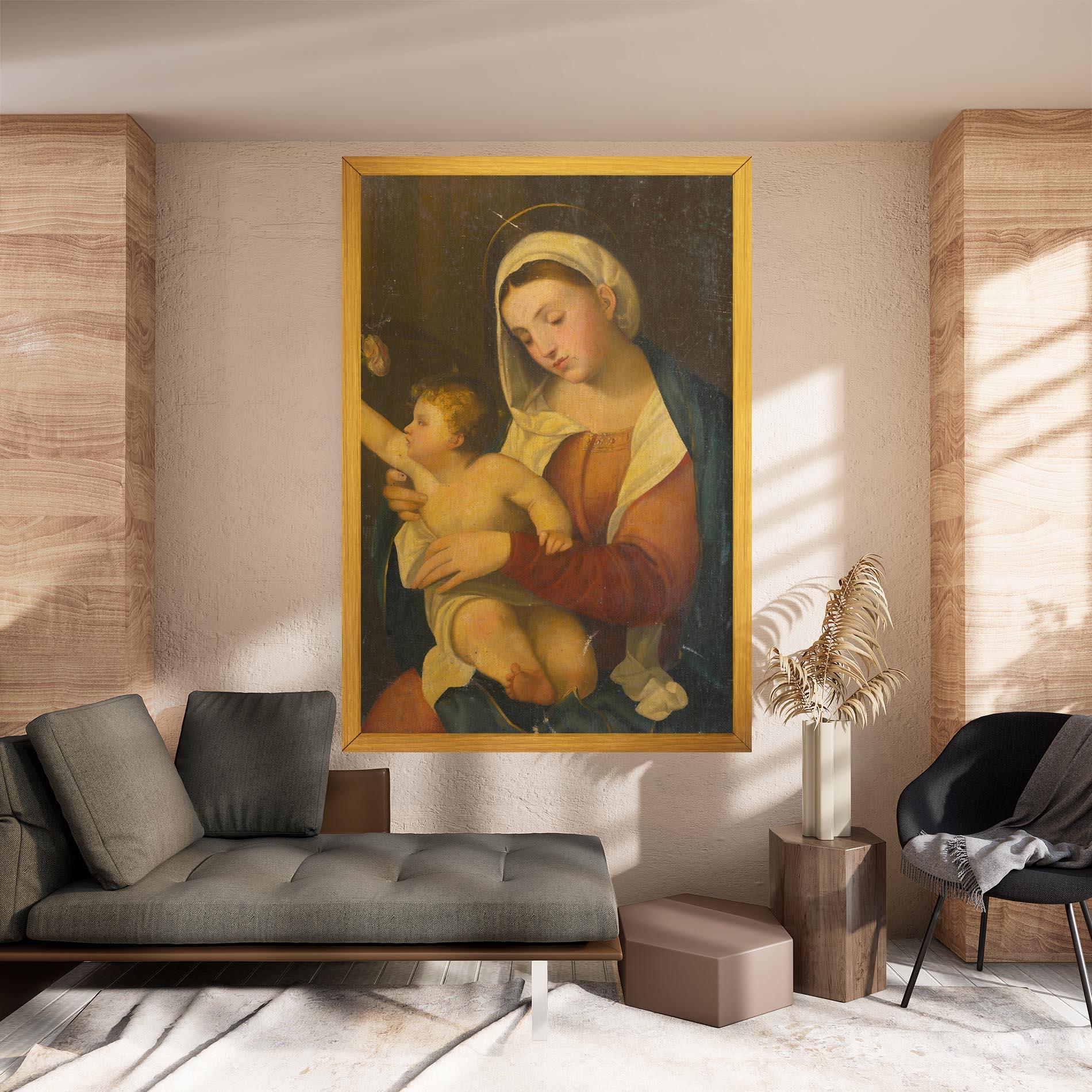 Leinwandbild Yellow Light Baby mockup 8