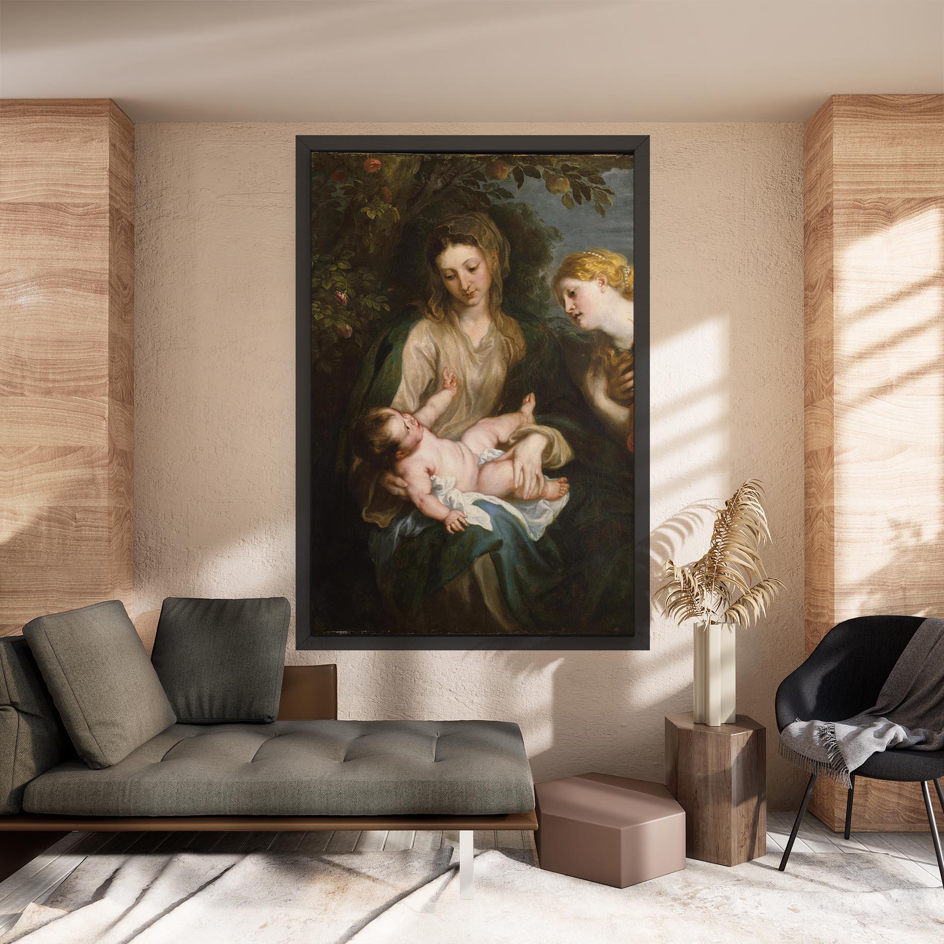 Leinwandbild Looking At Baby mockup 8