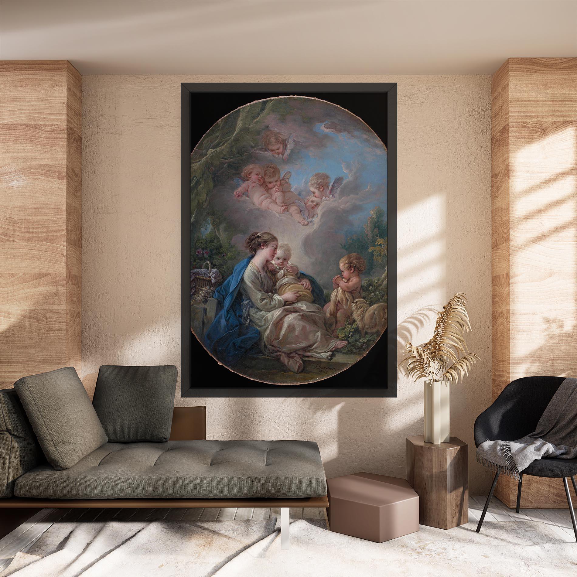 Leinwandbild Religious Circle mockup 8