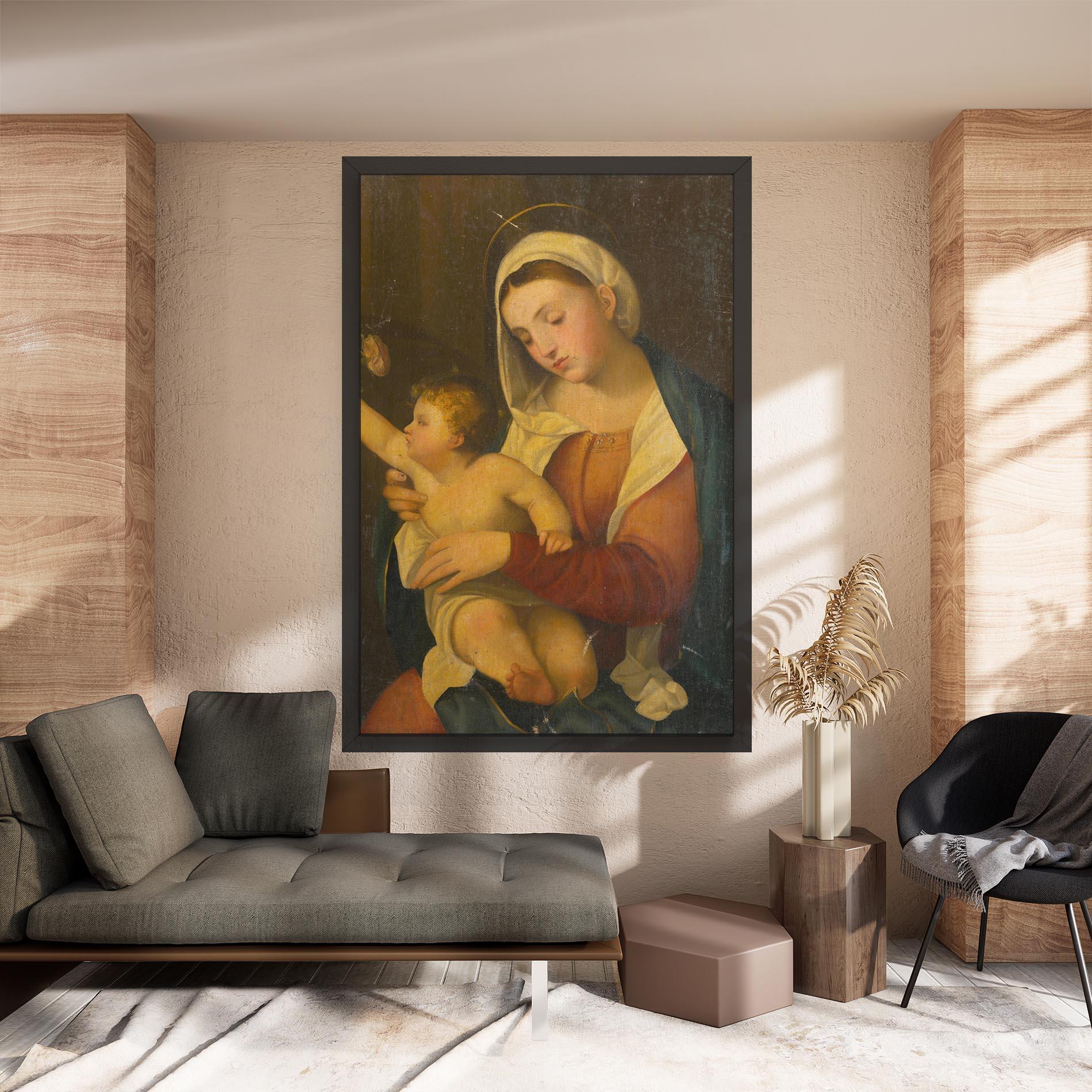 Leinwandbild Yellow Light Baby mockup 8