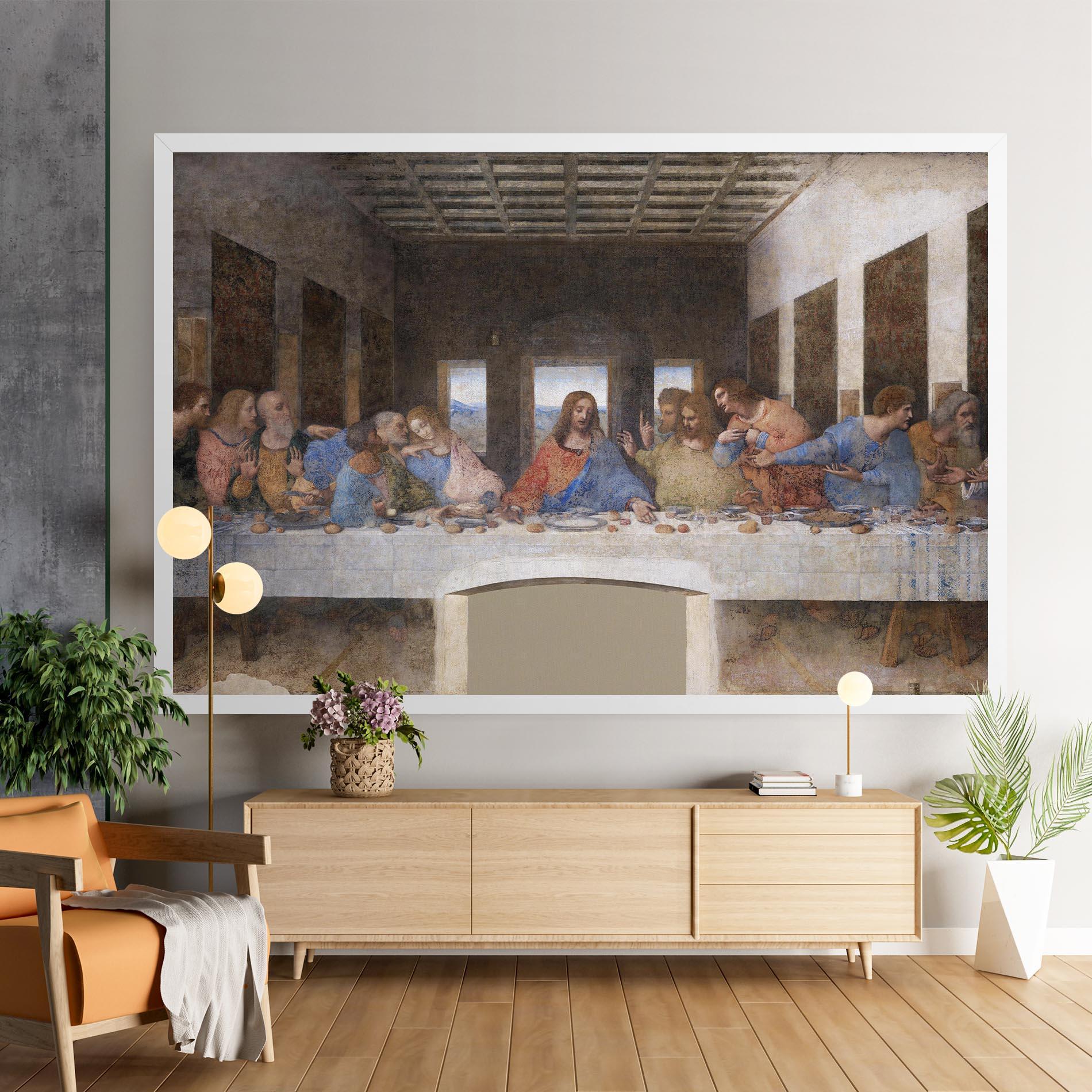Leinwandbild Jesus Eating mockup 9